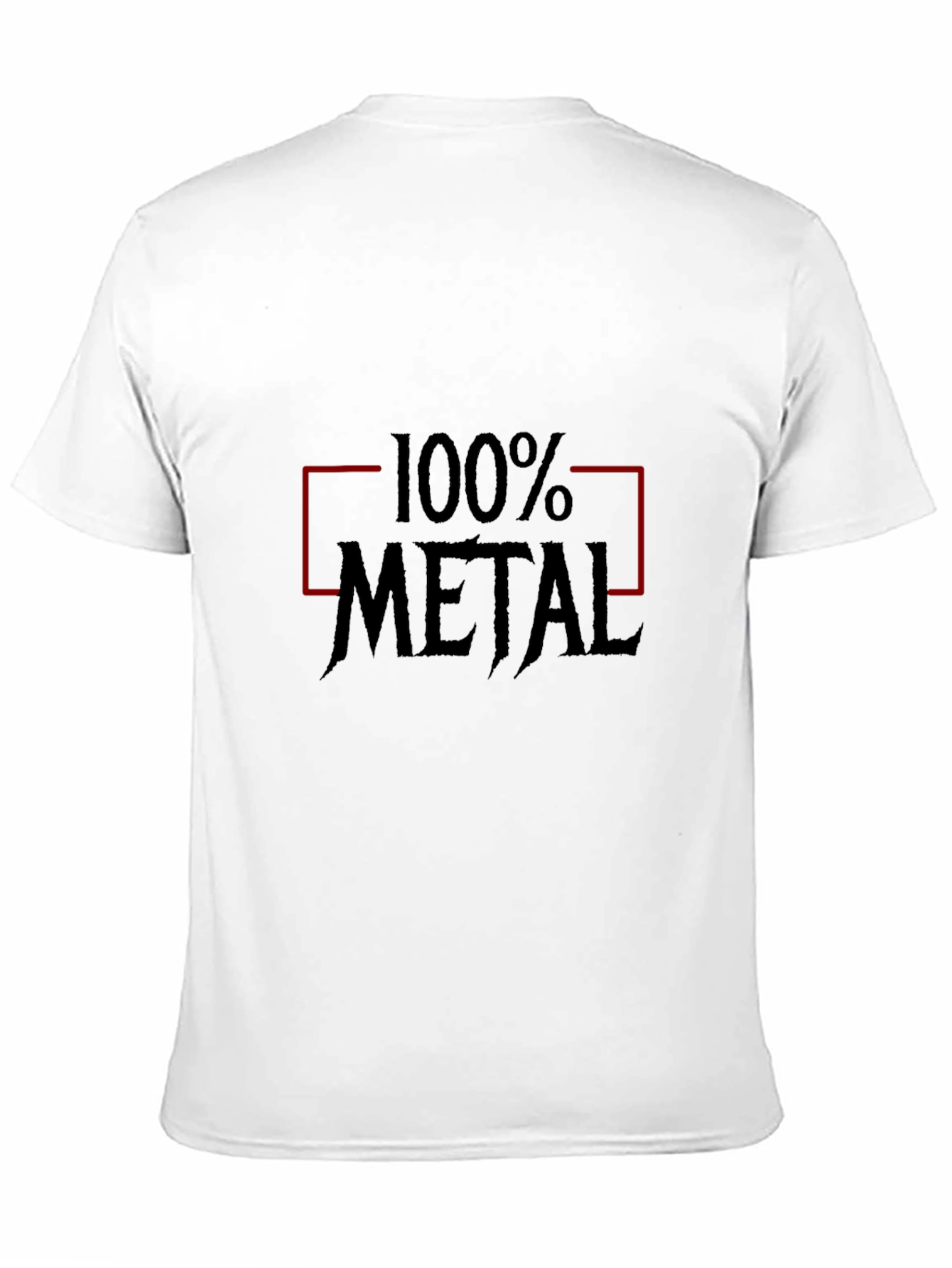 100% Metal Graphic Tee - Black