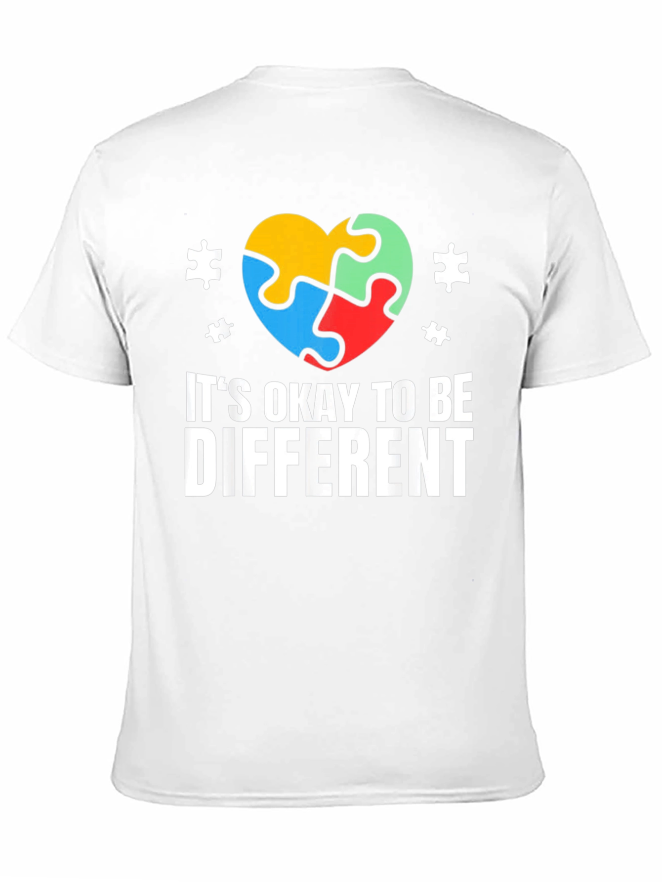 Autism Awareness T-Shirt - Its Okay to Be Different