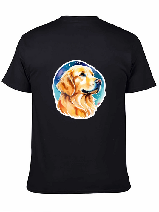 Golden Retriever Graphic Tee - Stylish Dog Lover Shirt