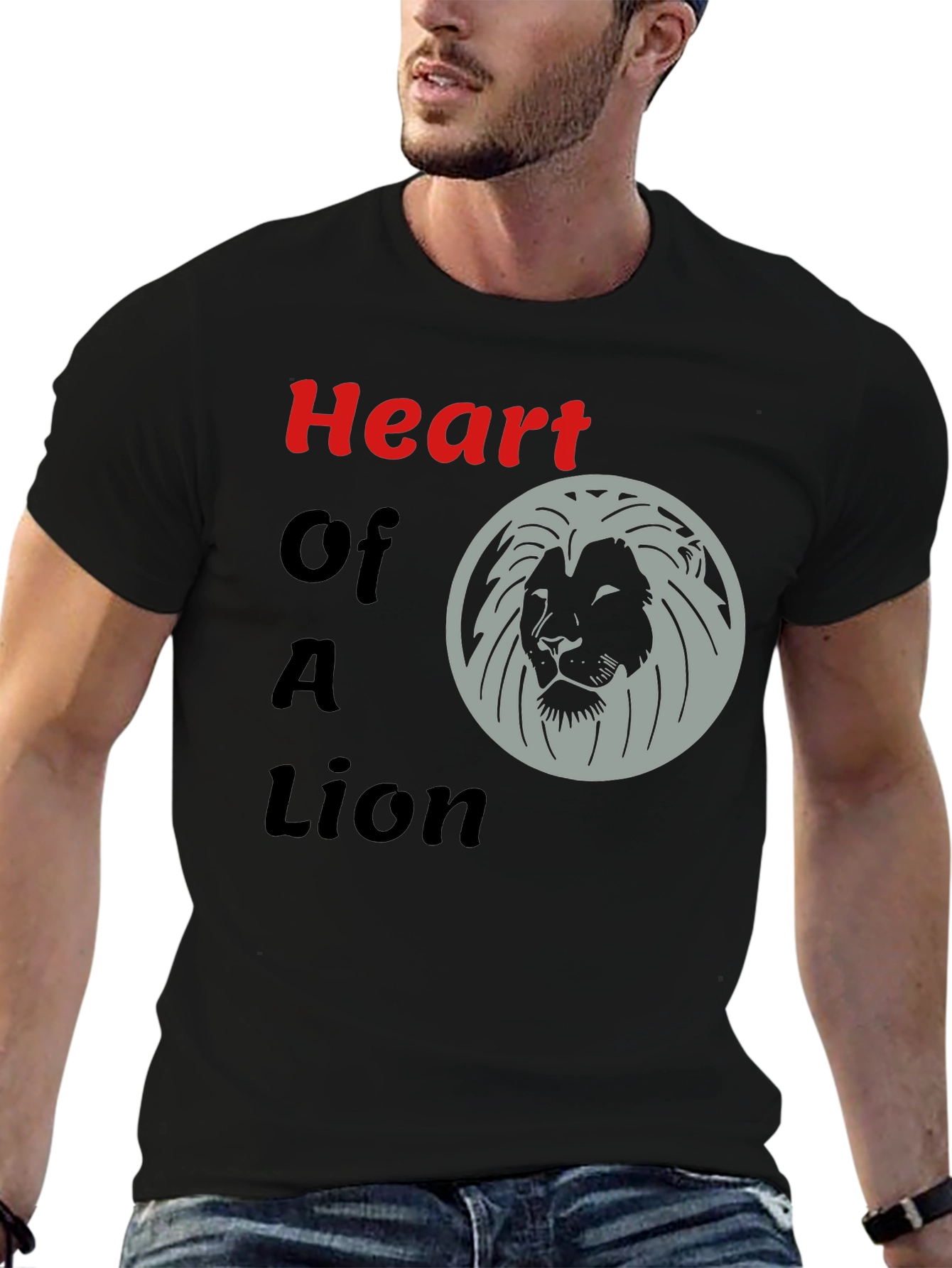 Heart of a Lion Graphic T-Shirt