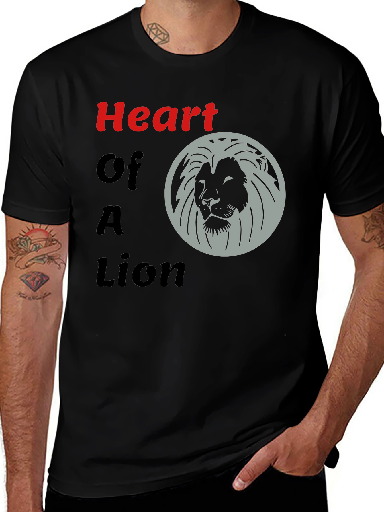 Heart of a Lion Graphic T-Shirt
