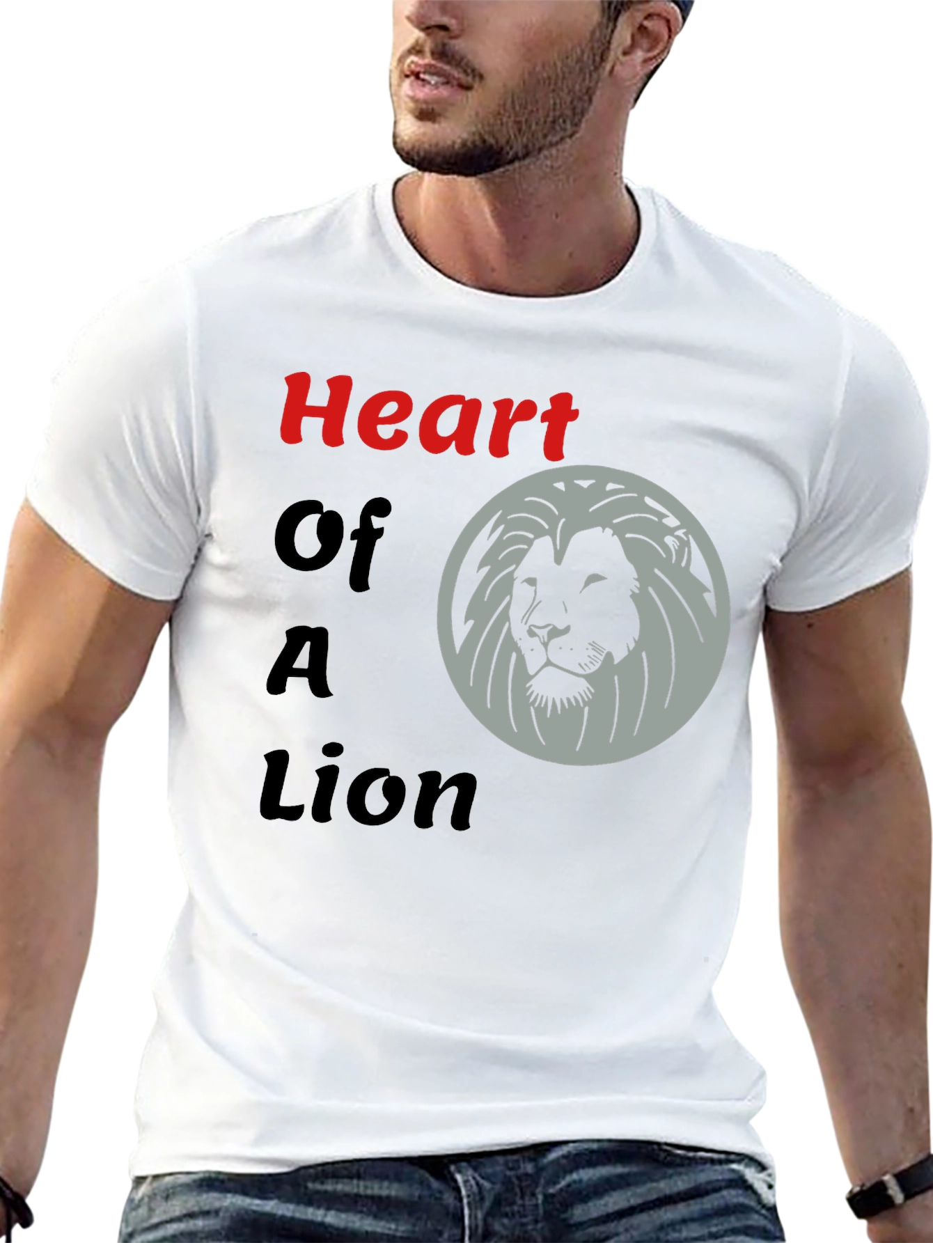Heart of a Lion Graphic T-Shirt