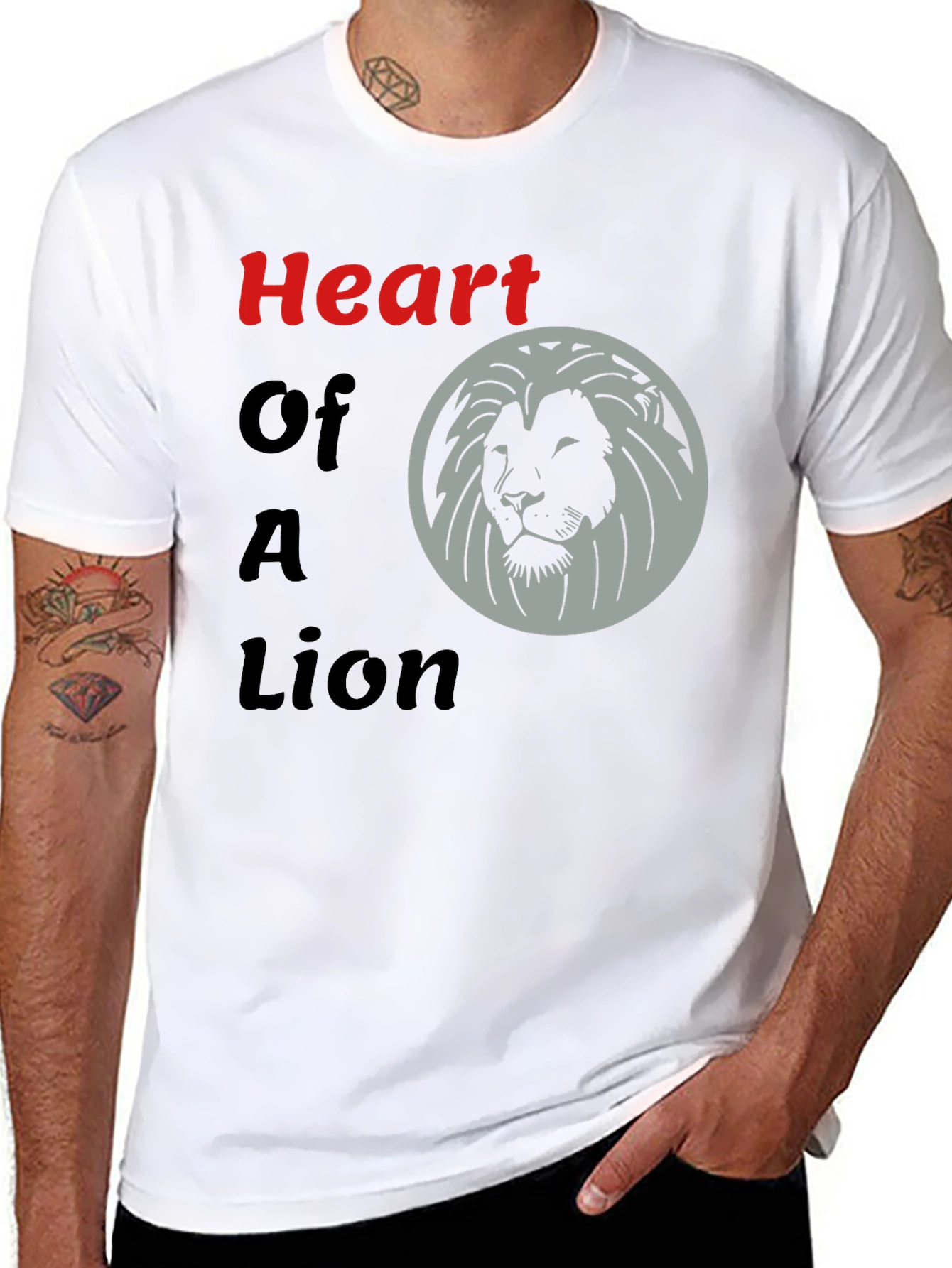 Heart of a Lion Graphic T-Shirt