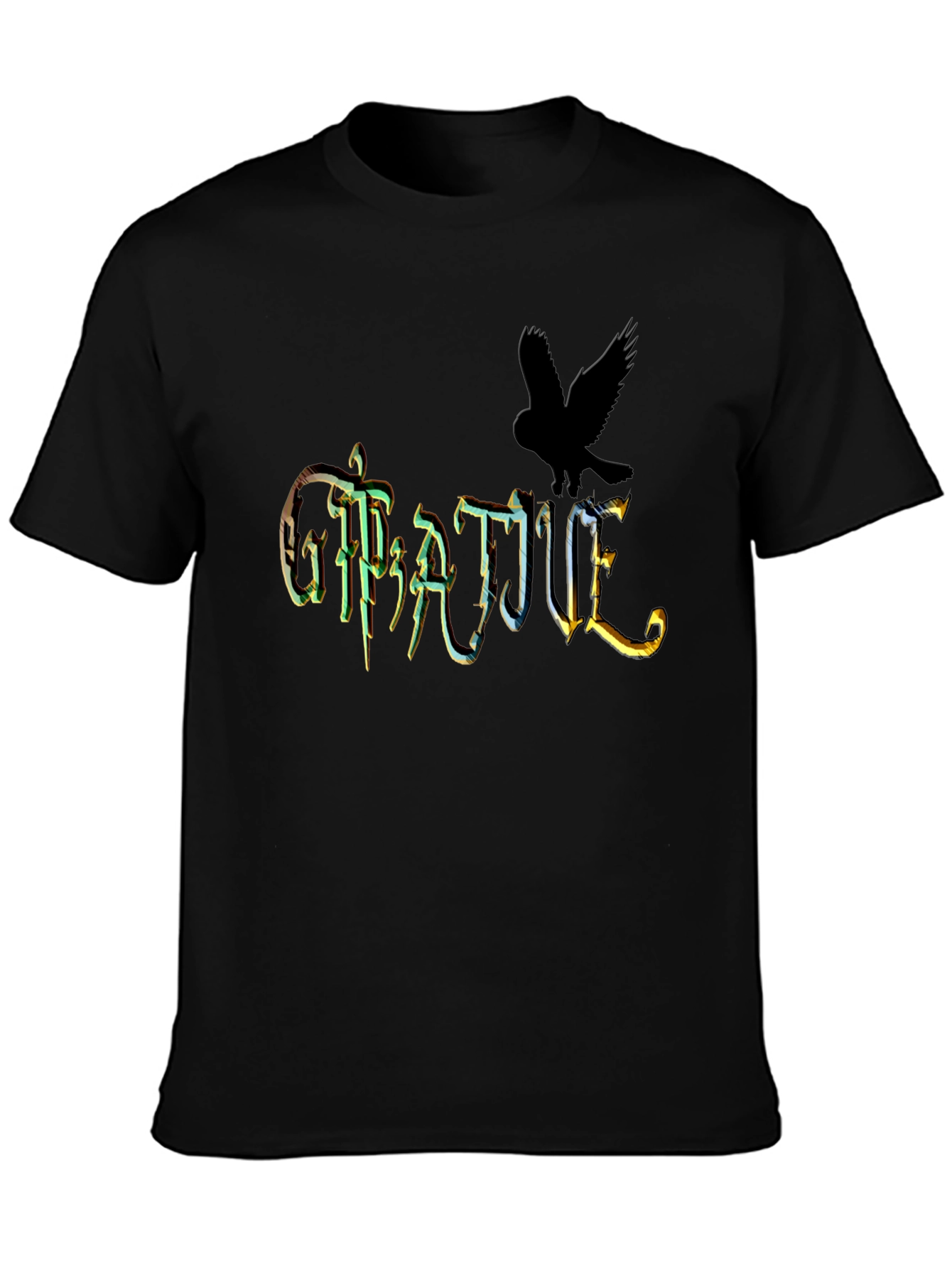 Gratitude Raven Graphic Tee - Unisex