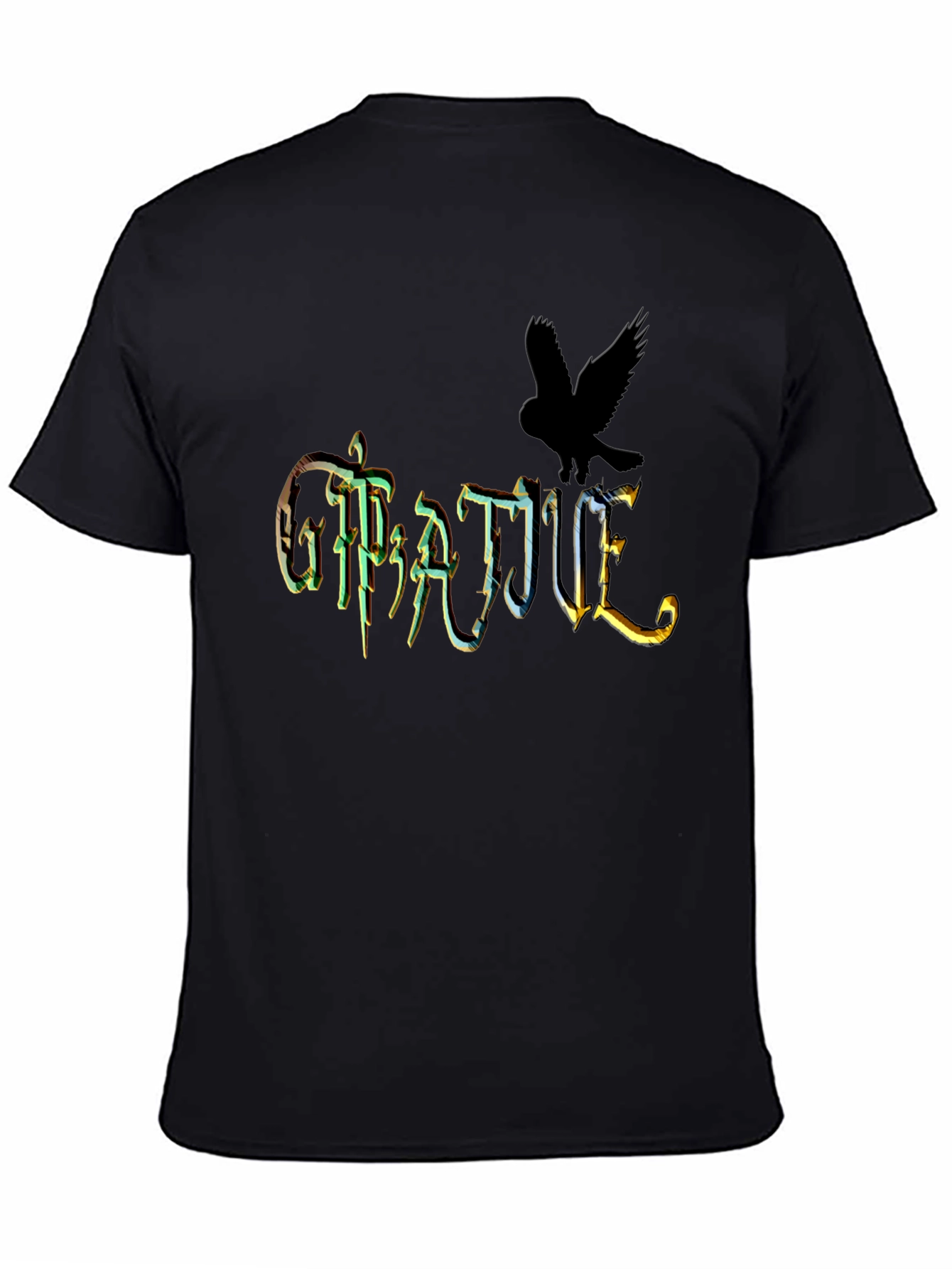 Gratitude Raven Graphic Tee - Unisex
