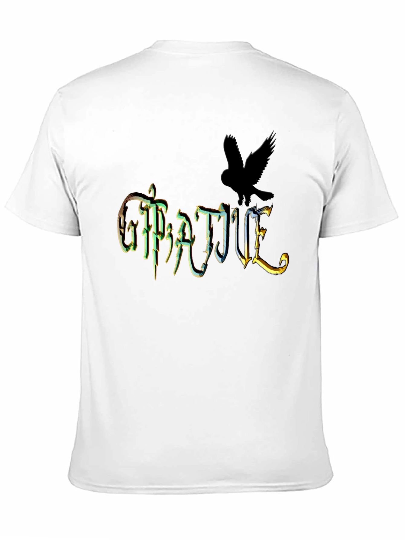 Gratitude Raven Graphic Tee - Unisex