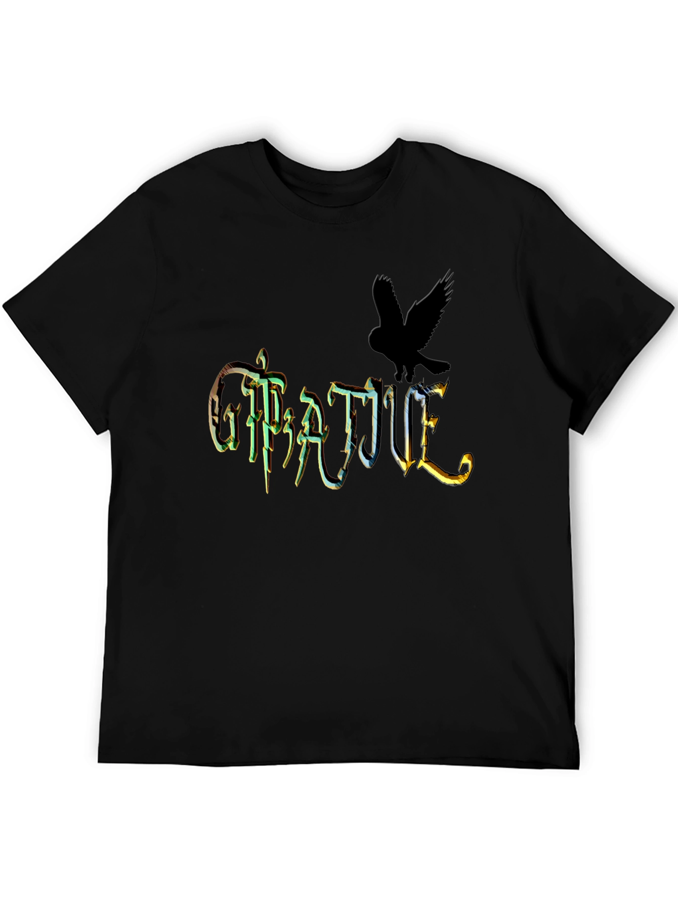 Gratitude Raven Graphic Tee - Unisex