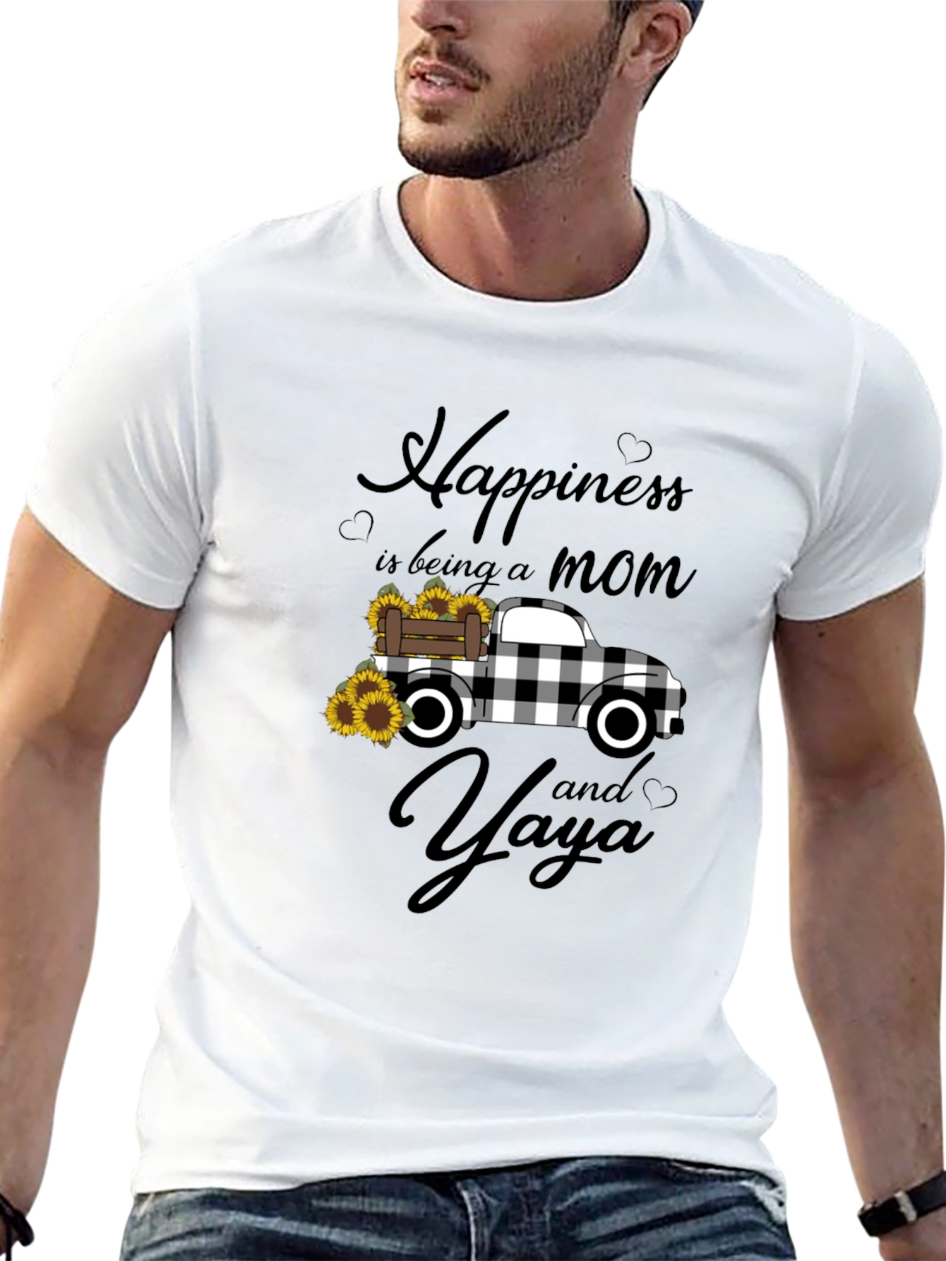 Happiness Mom and Yaya Graphic Tee