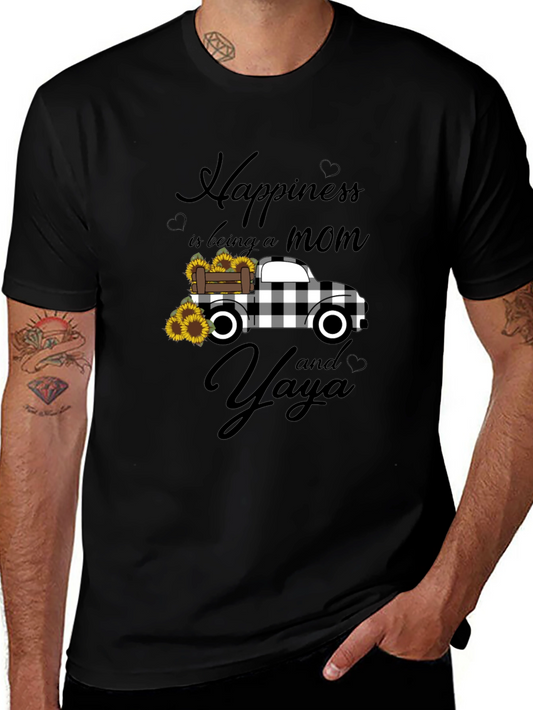Happiness Mom and Yaya Graphic Tee