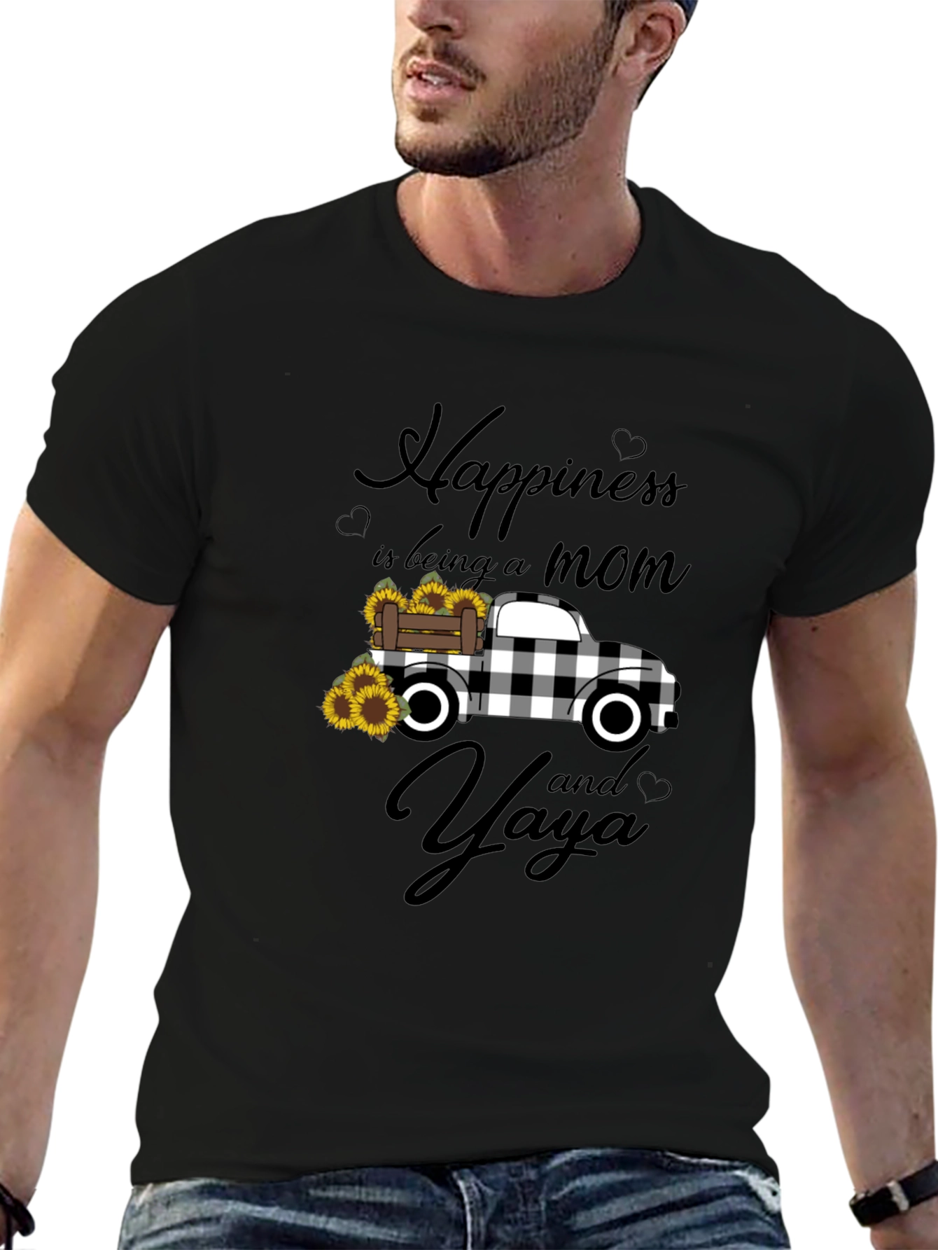 Happiness Mom and Yaya Graphic Tee