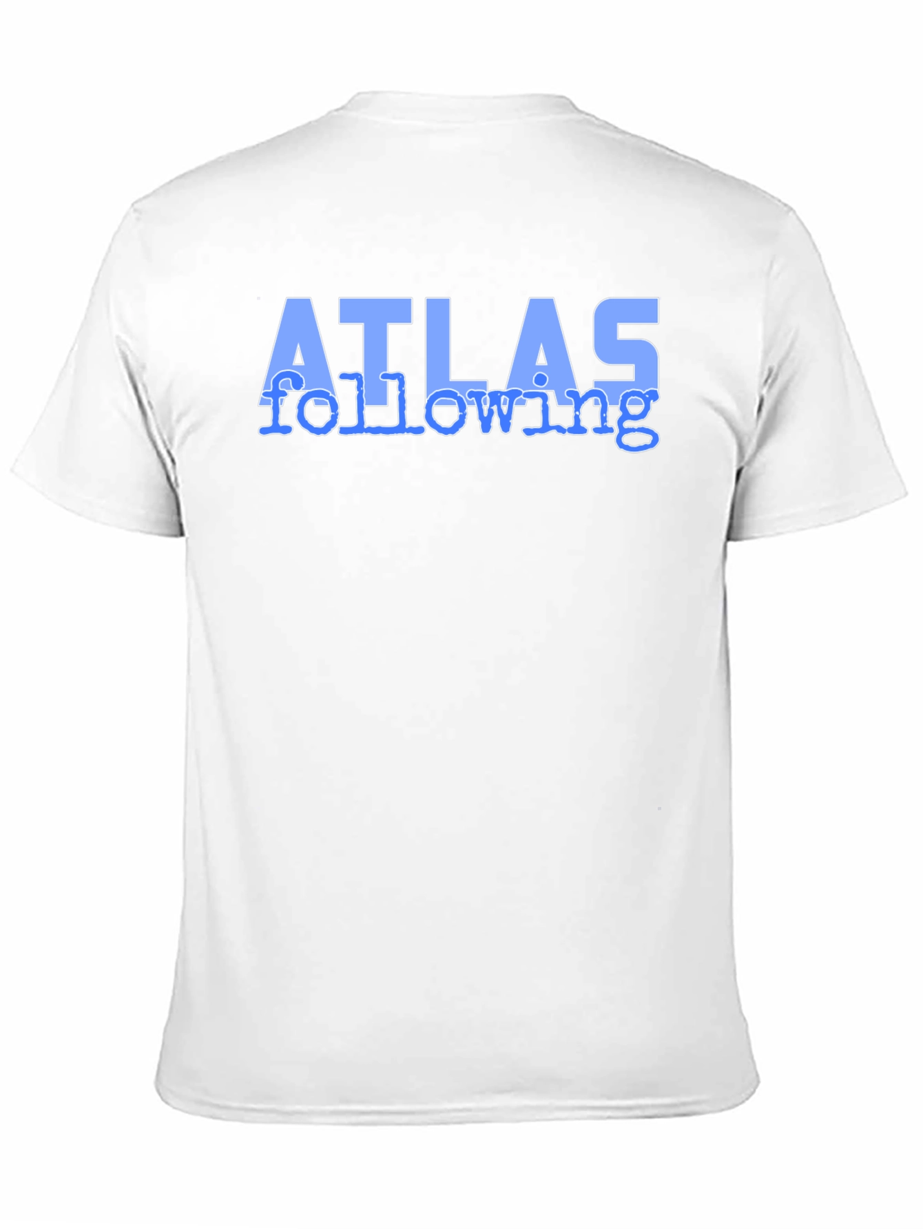 Atlas Following Graphic Tee - Soft Black Cotton