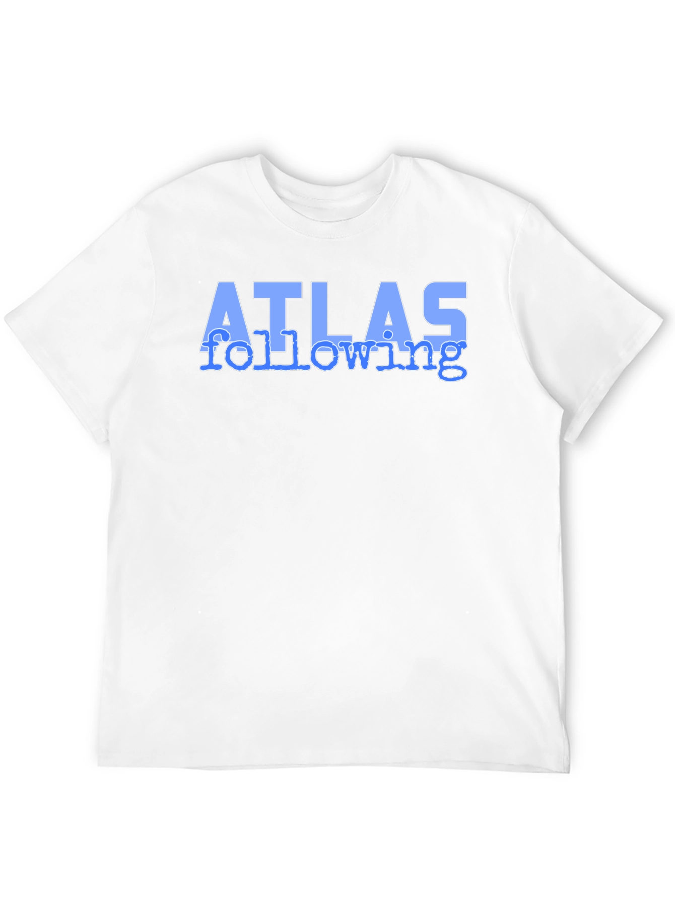 Atlas Following Graphic Tee - Soft Black Cotton