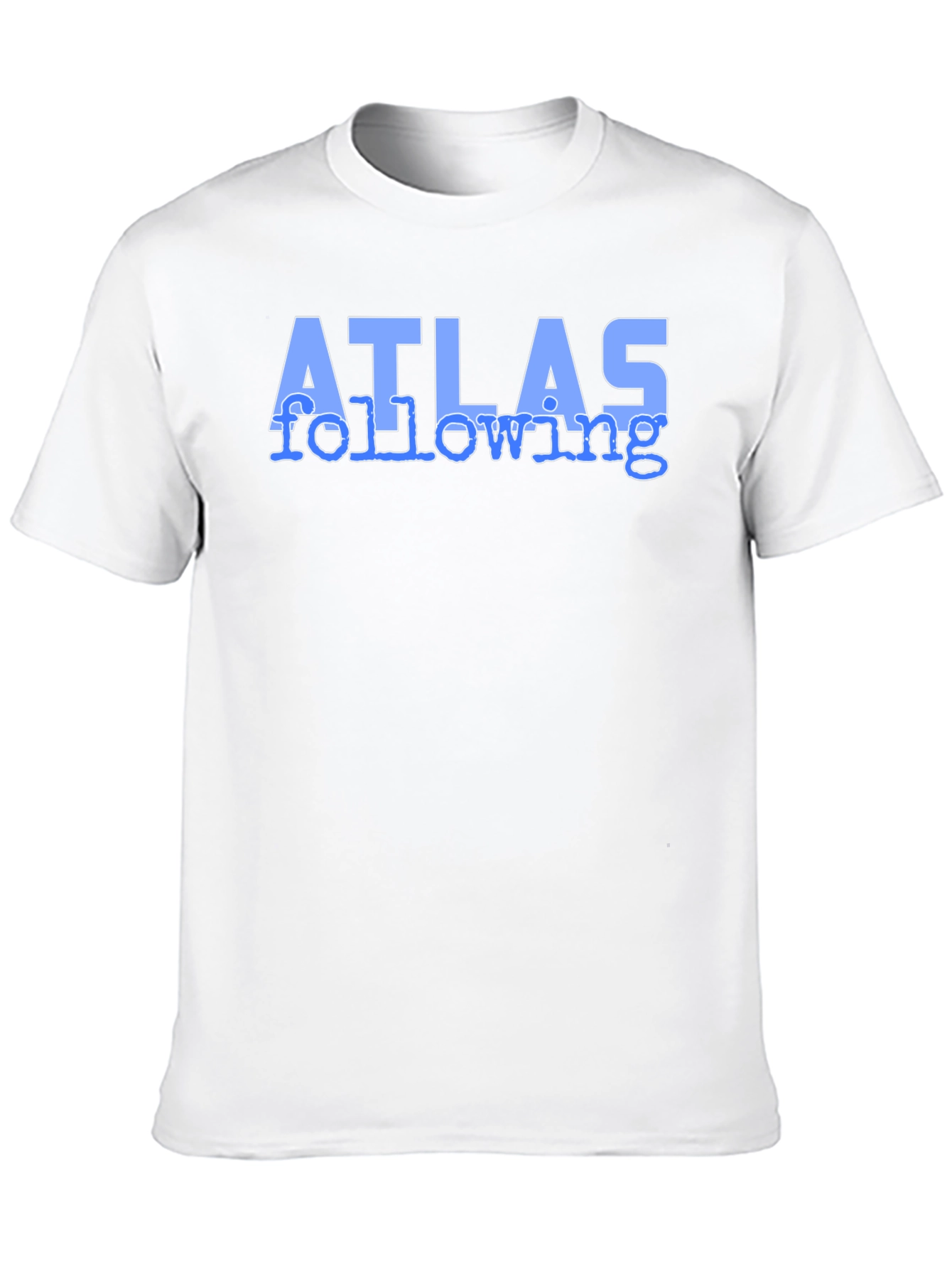 Atlas Following Graphic Tee - Soft Black Cotton