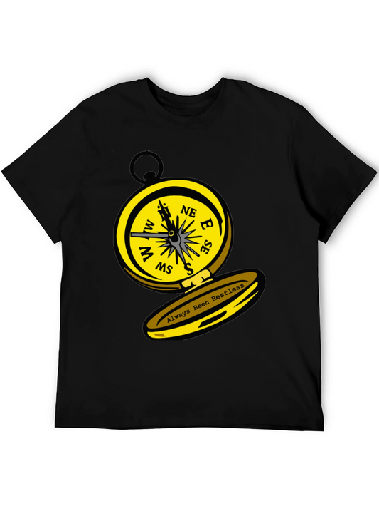 Always Been Restless Compass Graphic T-Shirt