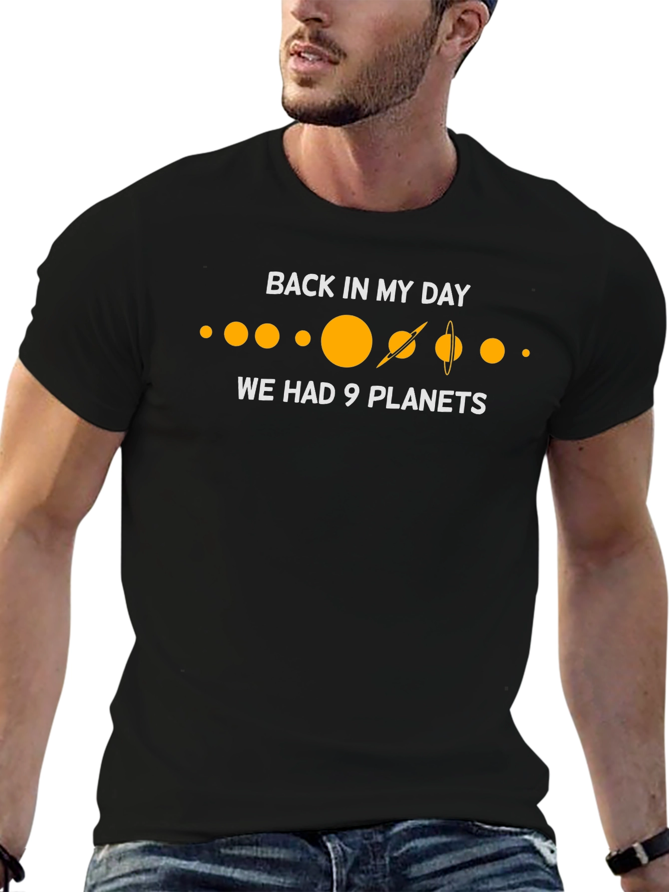 Back In My Day 9 Planets T-Shirt
