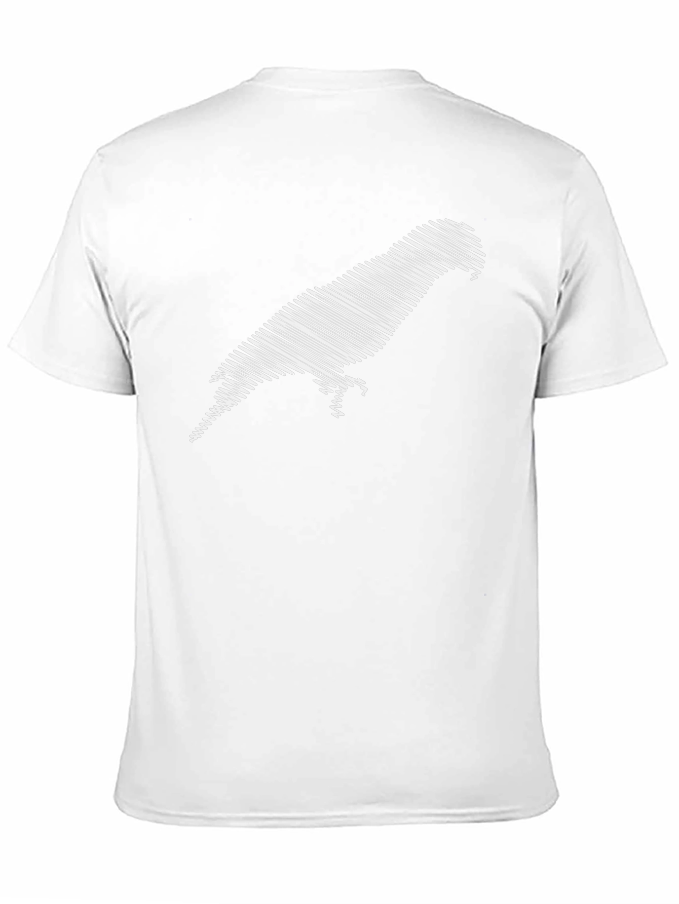 Parrot Silhouette Graphic Tee - Black