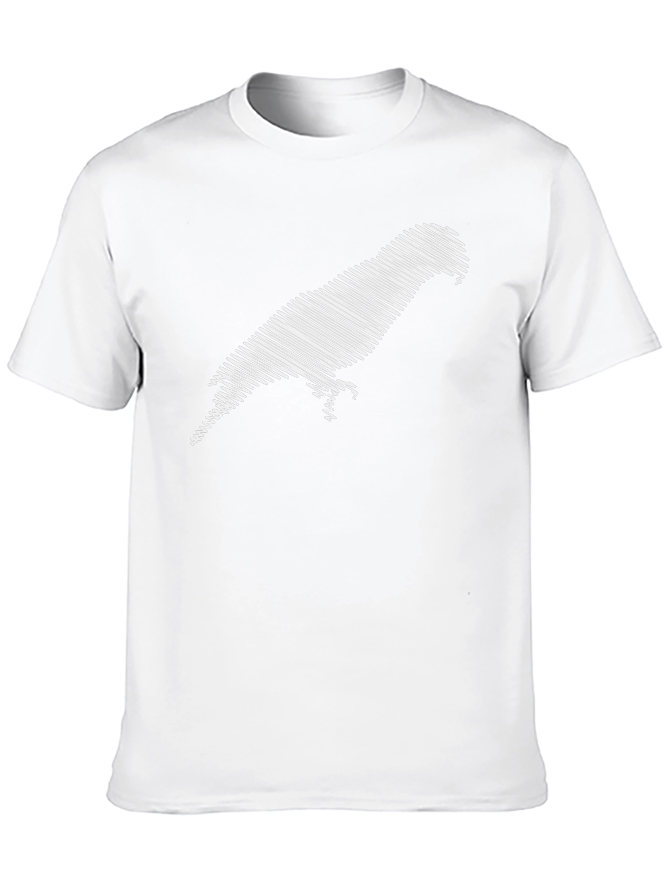 Parrot Silhouette Graphic Tee - Black