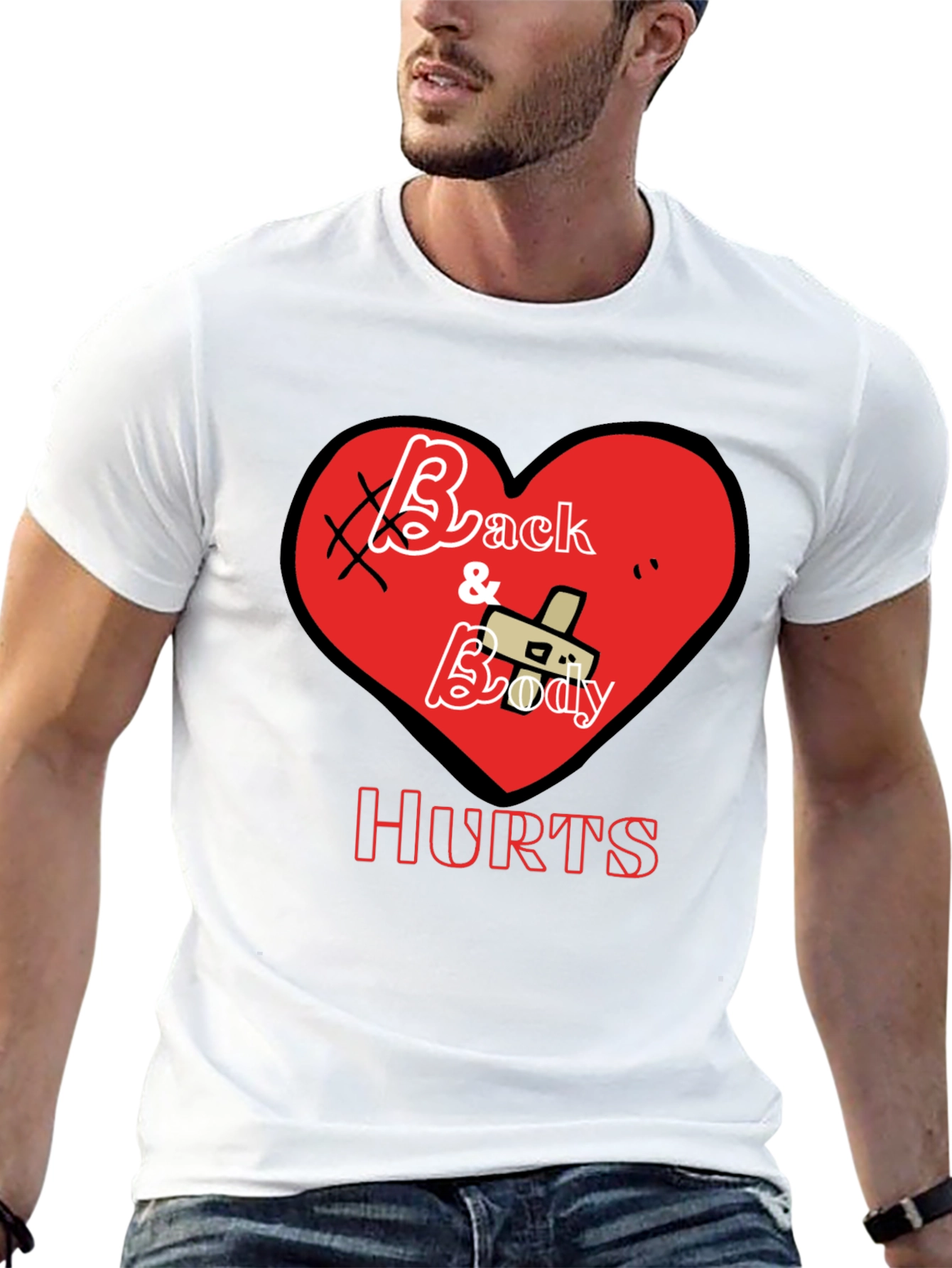 Back and Body Hurts Graphic T-Shirt