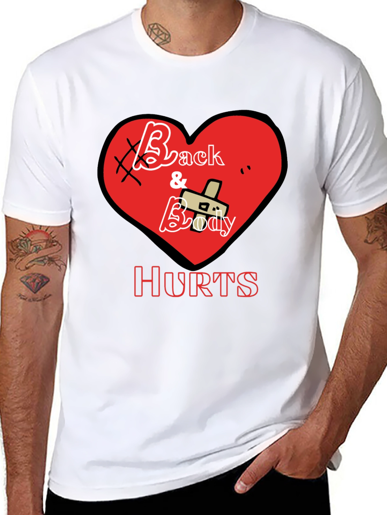 Back and Body Hurts Graphic T-Shirt