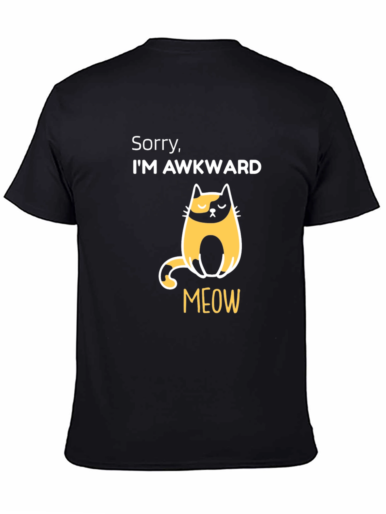 Awkward Cat T-Shirt - Funny Graphic Tee