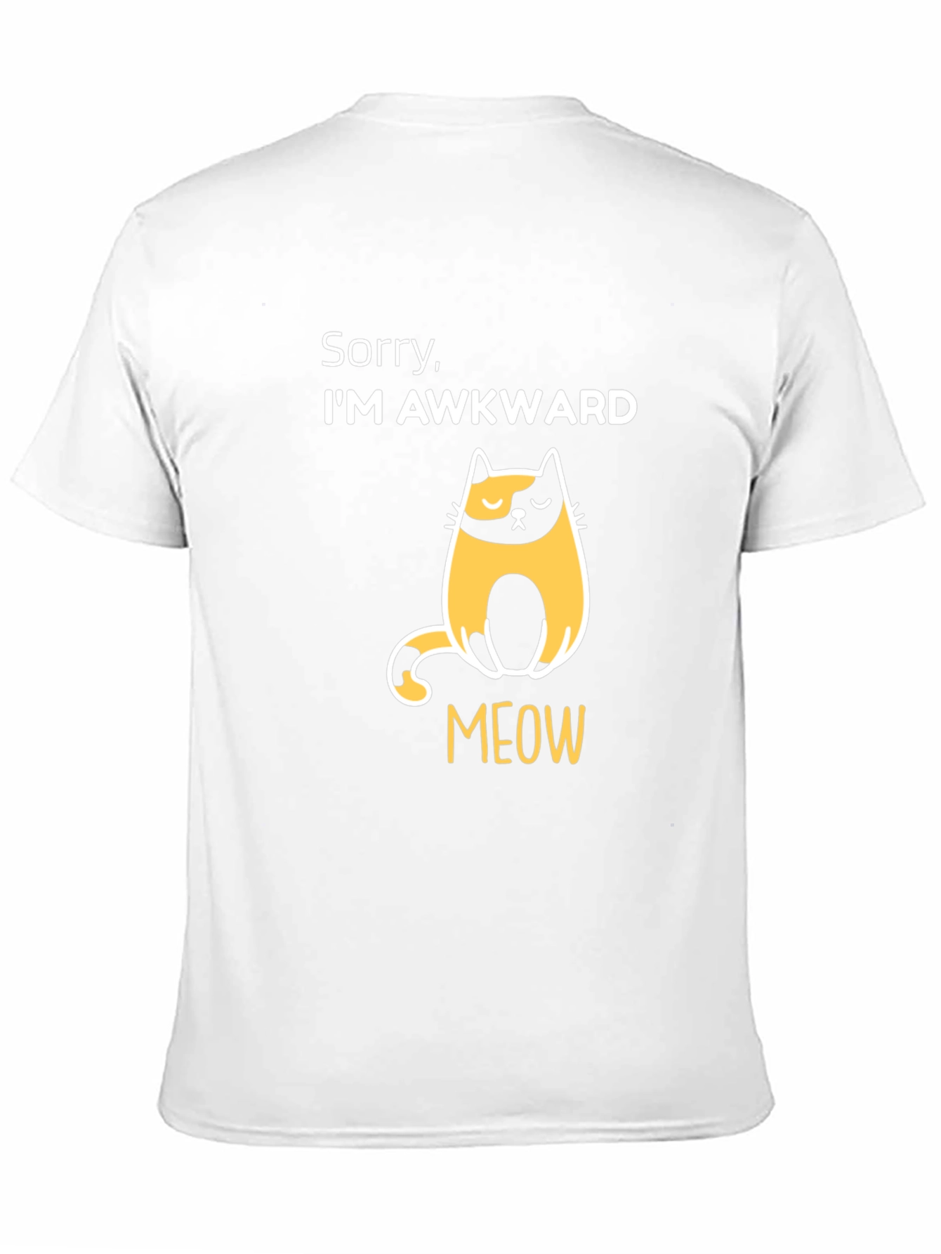 Awkward Cat T-Shirt - Funny Graphic Tee