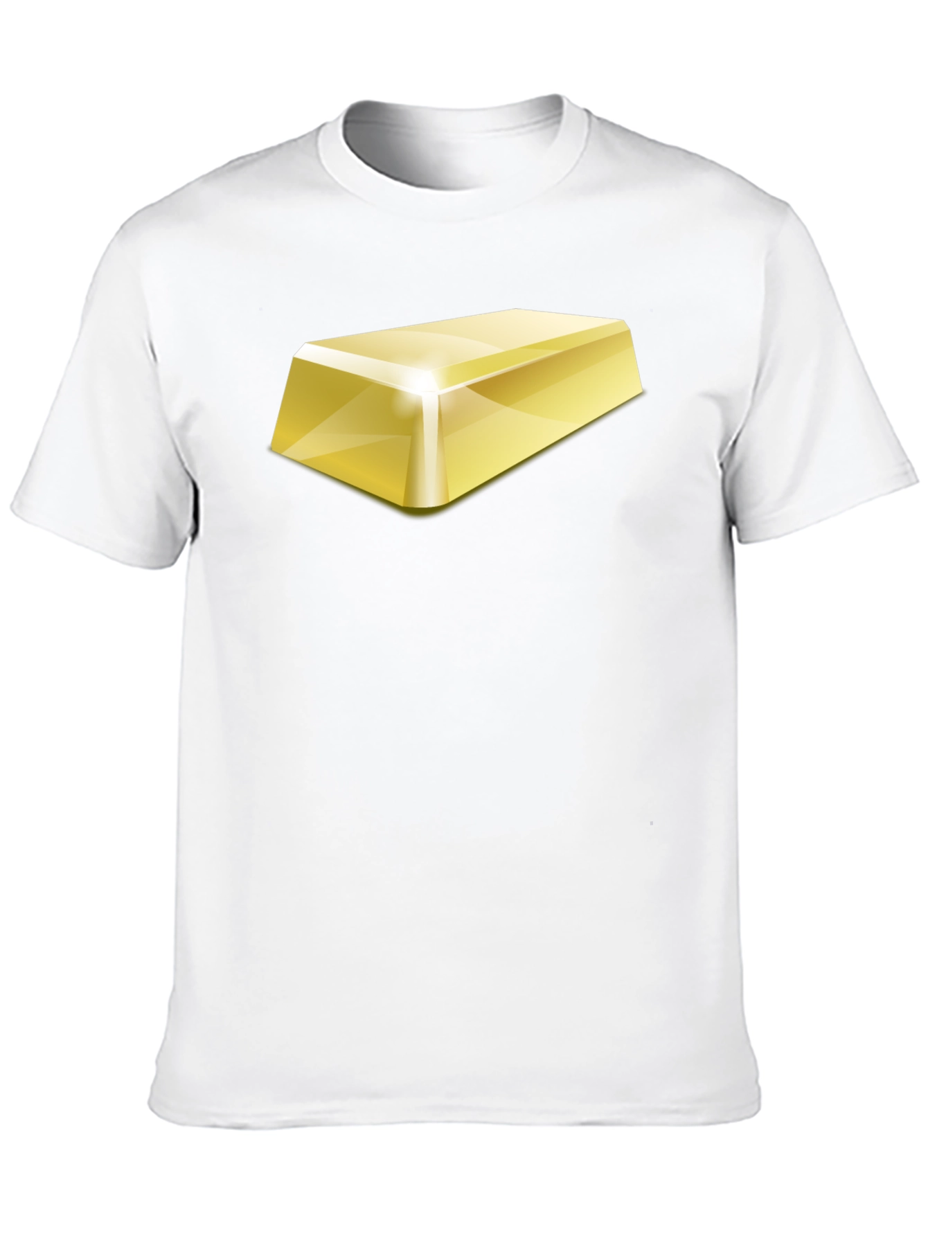 Gold Bar Graphic T-Shirt - Bold & Stylish
