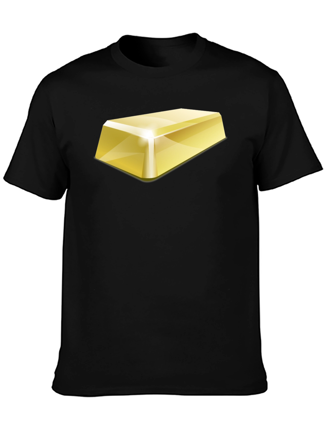 Gold Bar Graphic T-Shirt - Bold & Stylish