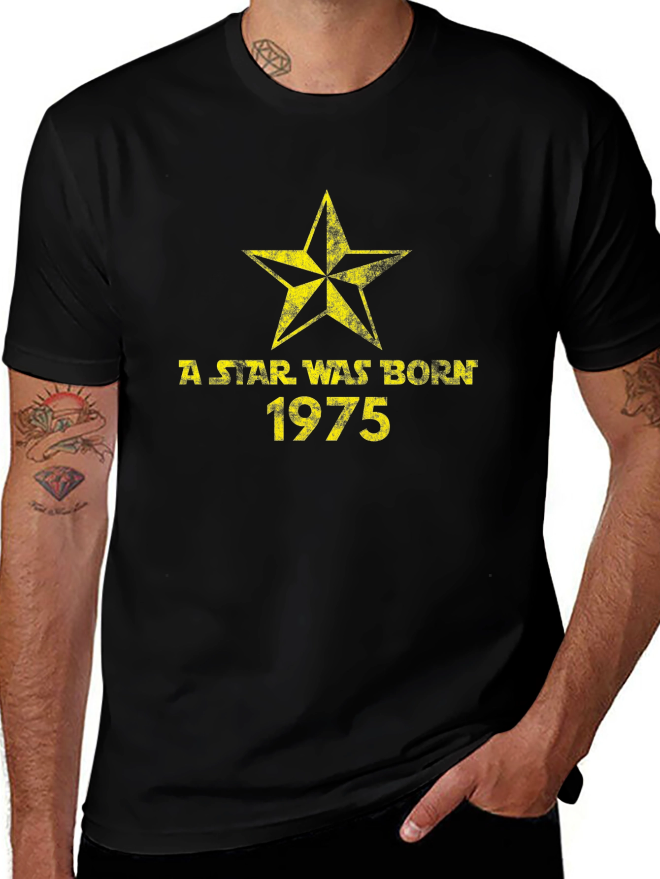 A Star Was Born 1975 Black T-Shirt