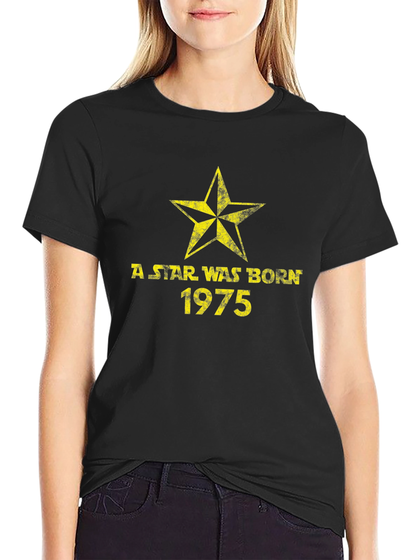 A Star Was Born 1975 Black T-Shirt