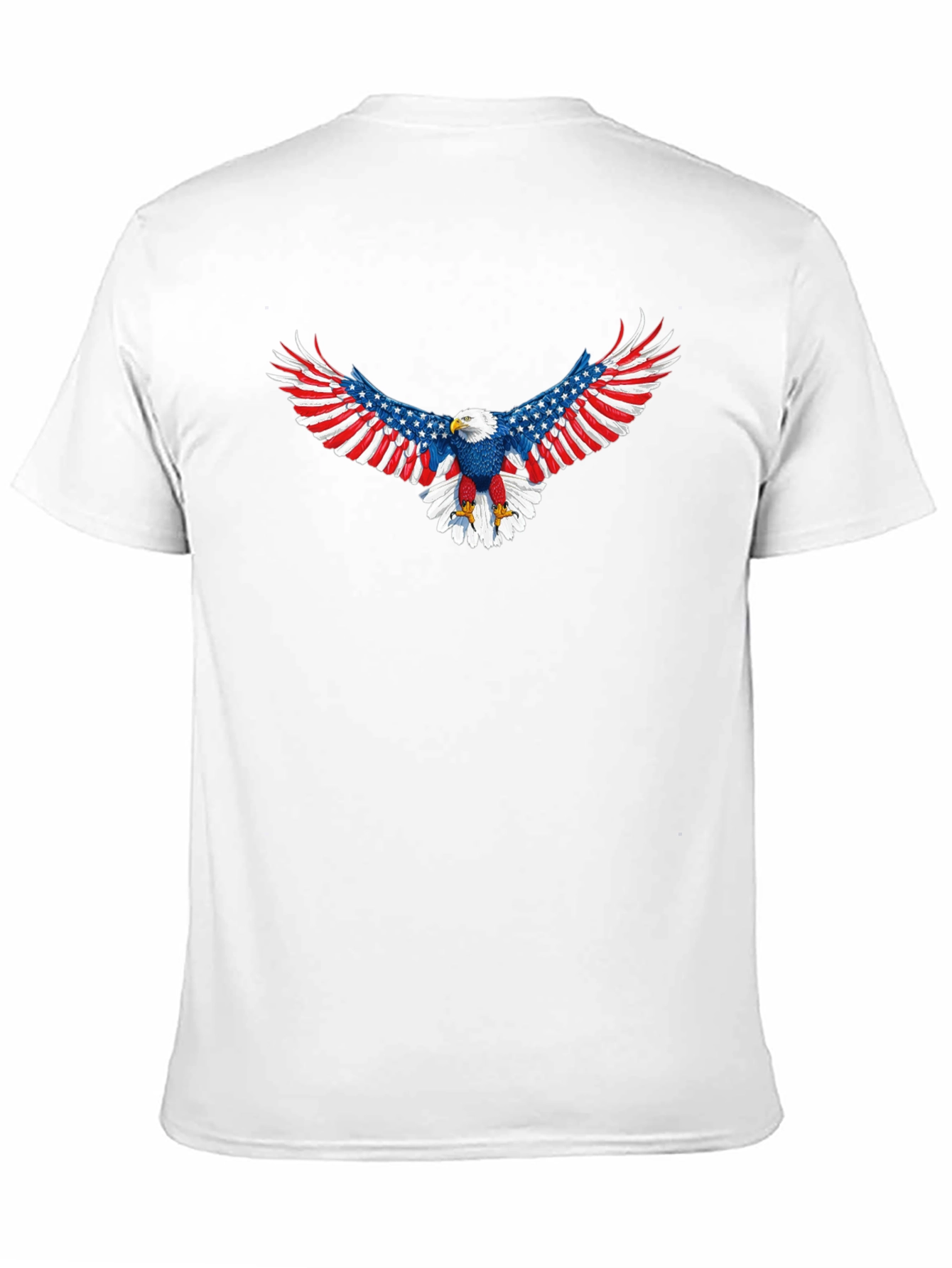 American Flag Eagle Graphic T-Shirt
