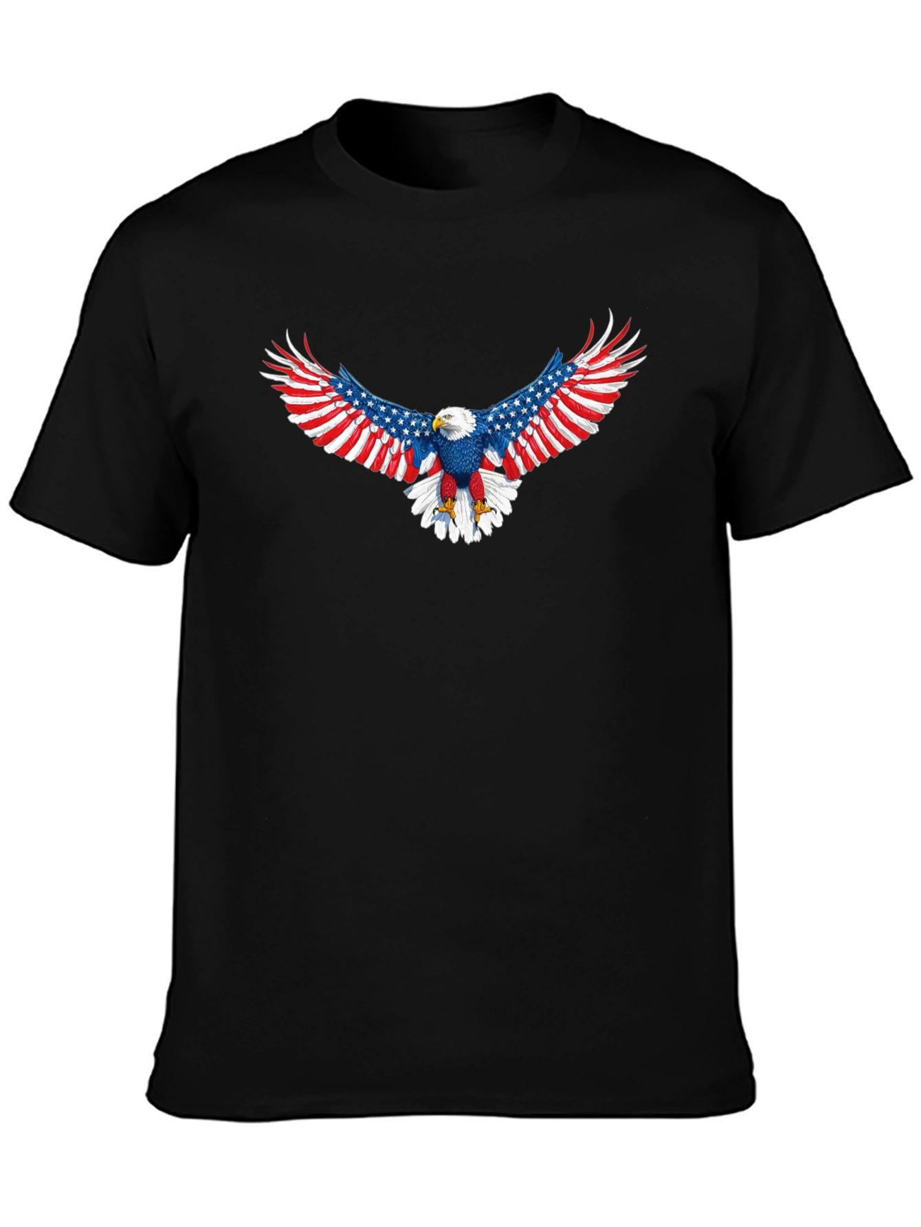 American Flag Eagle Graphic T-Shirt