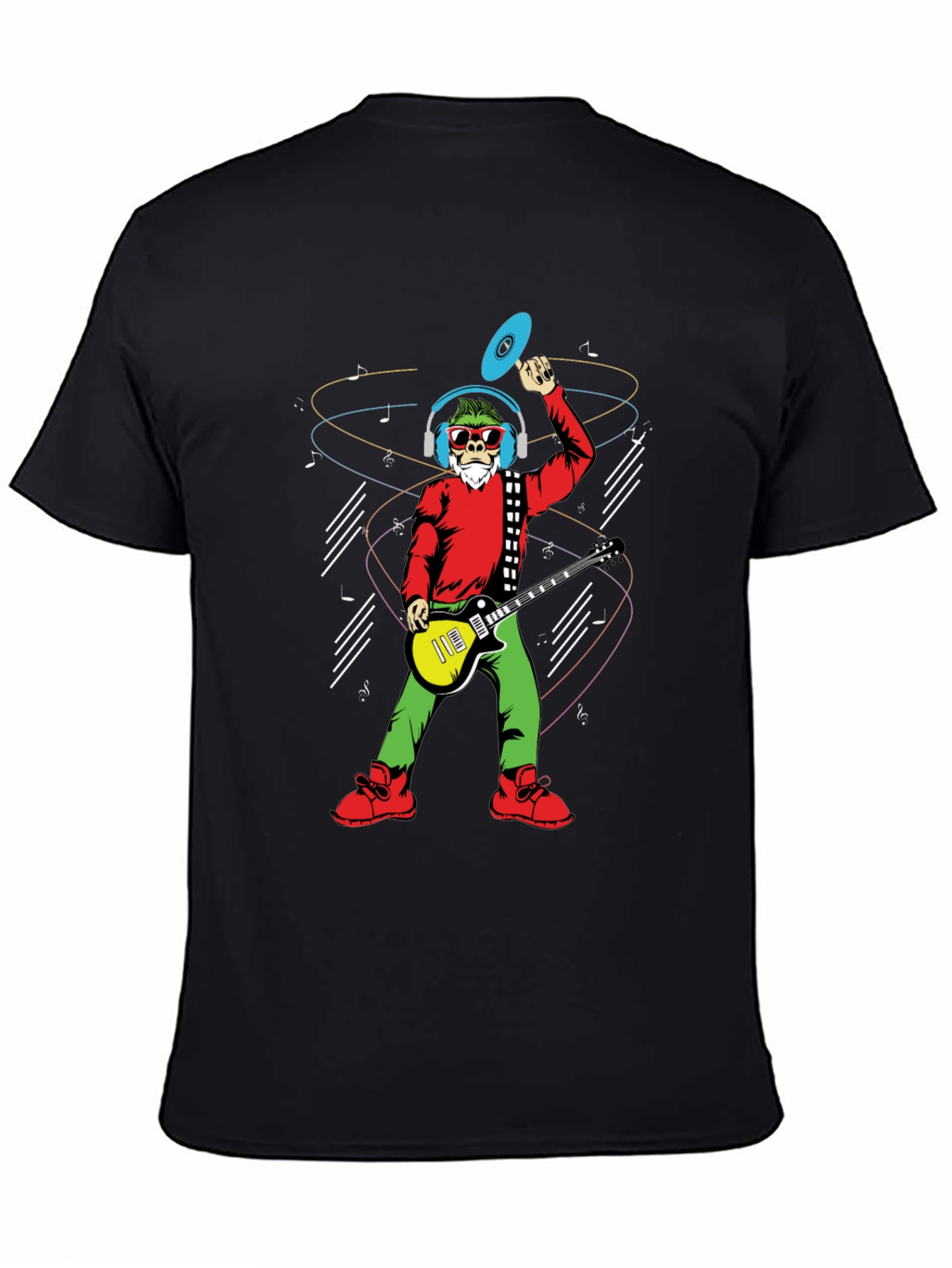Groovy Santa T-Shirt - Musical Holiday Cheer