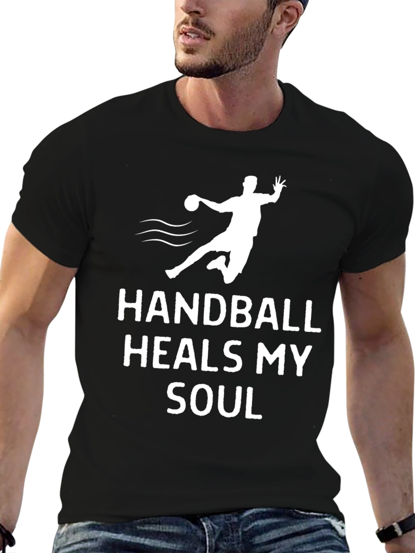 Handball Heals My Soul Graphic T-Shirt