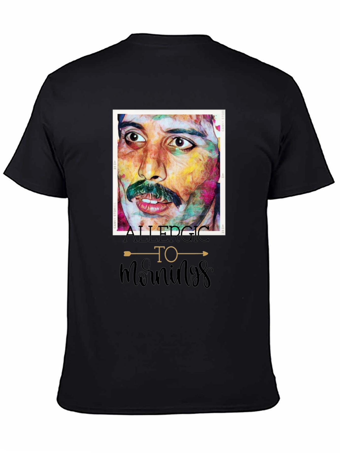 Allergic To Mornings Freddie Mercury T-Shirt