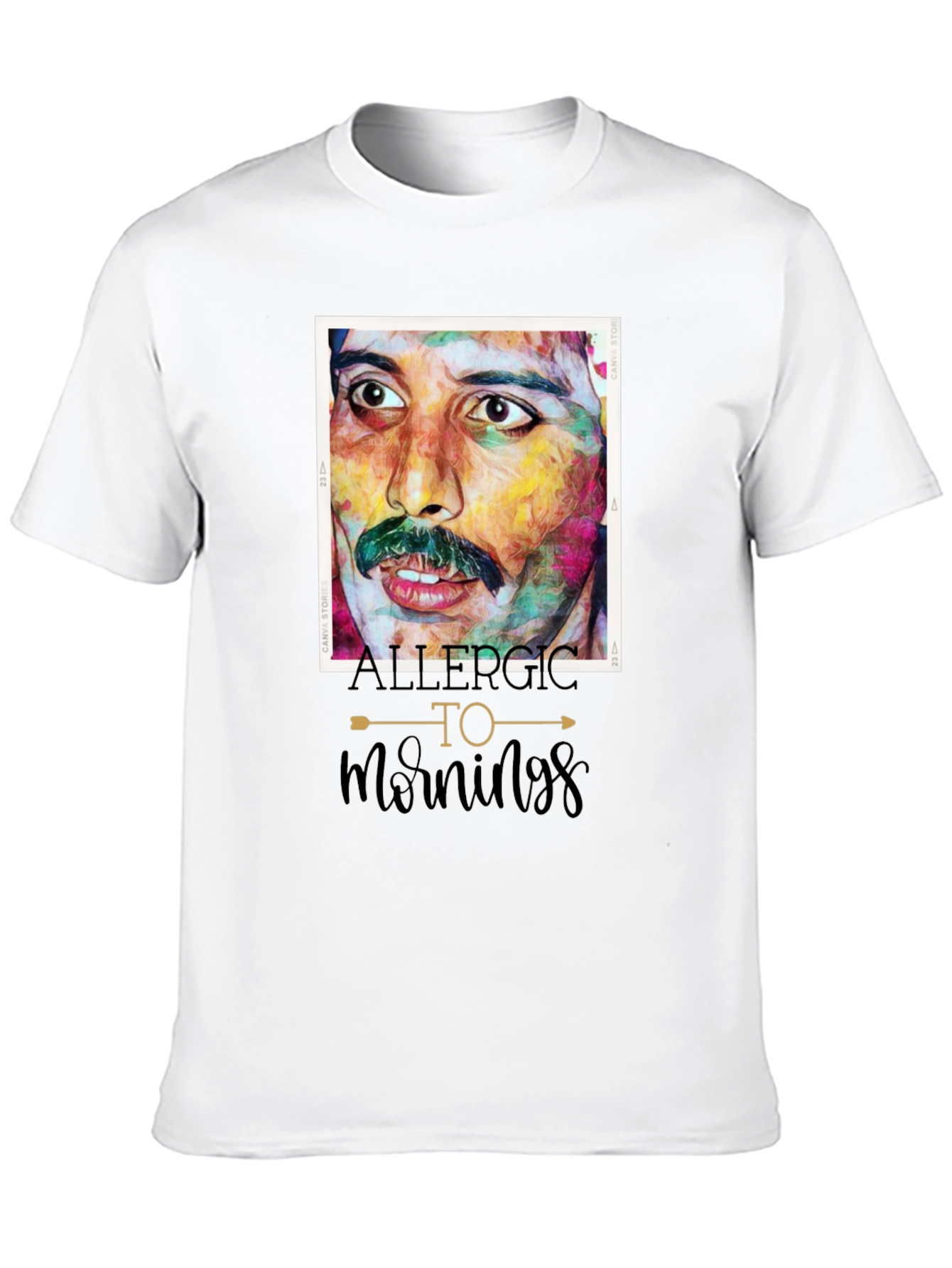 Allergic To Mornings Freddie Mercury T-Shirt