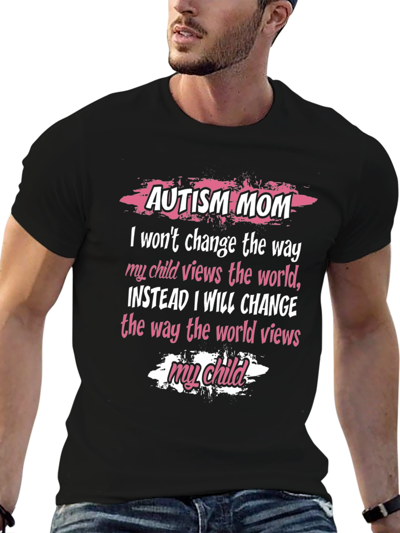 Autism Mom T-Shirt - World Views