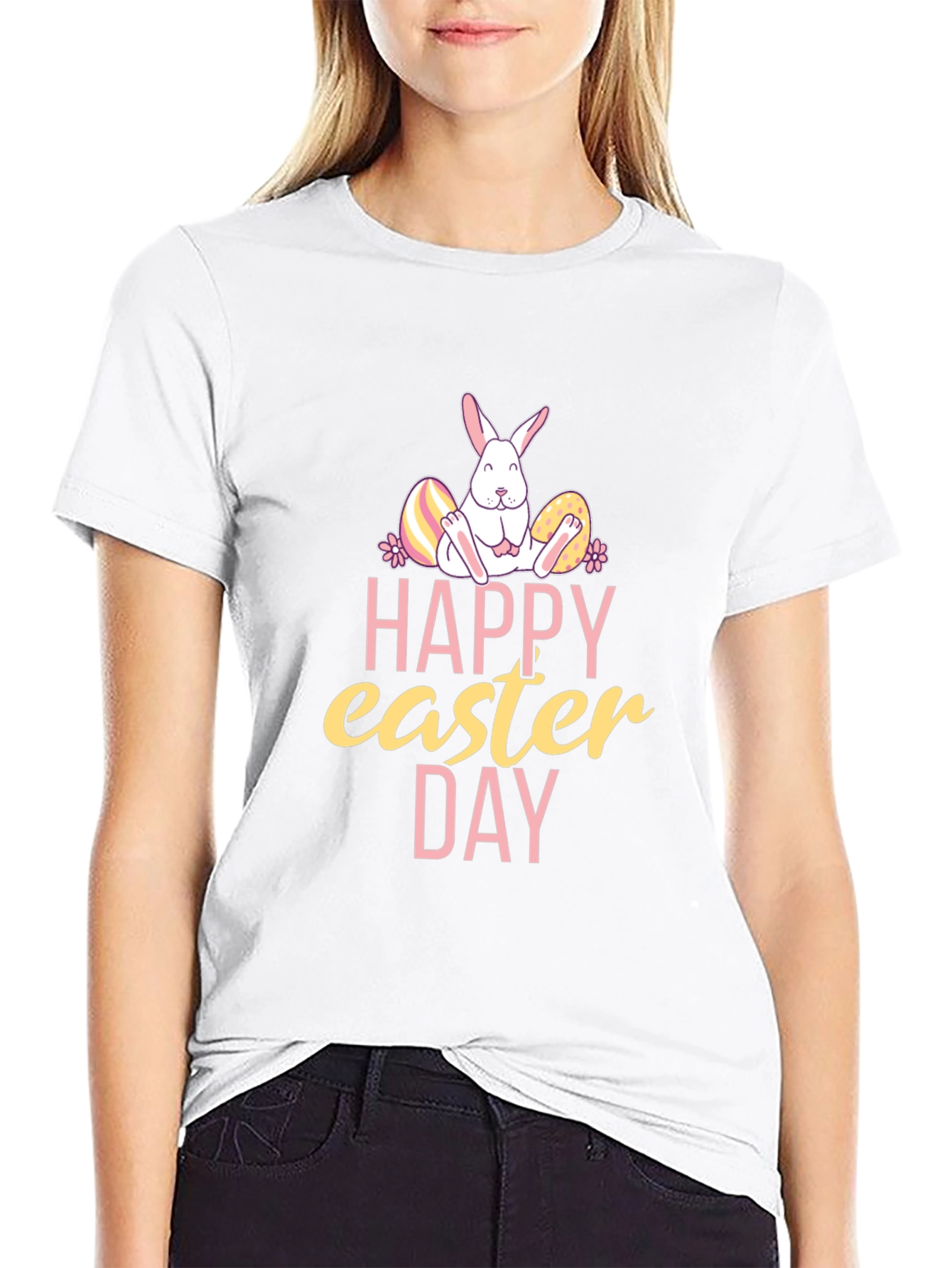 Happy Easter Day T-Shirt Bunny Egg