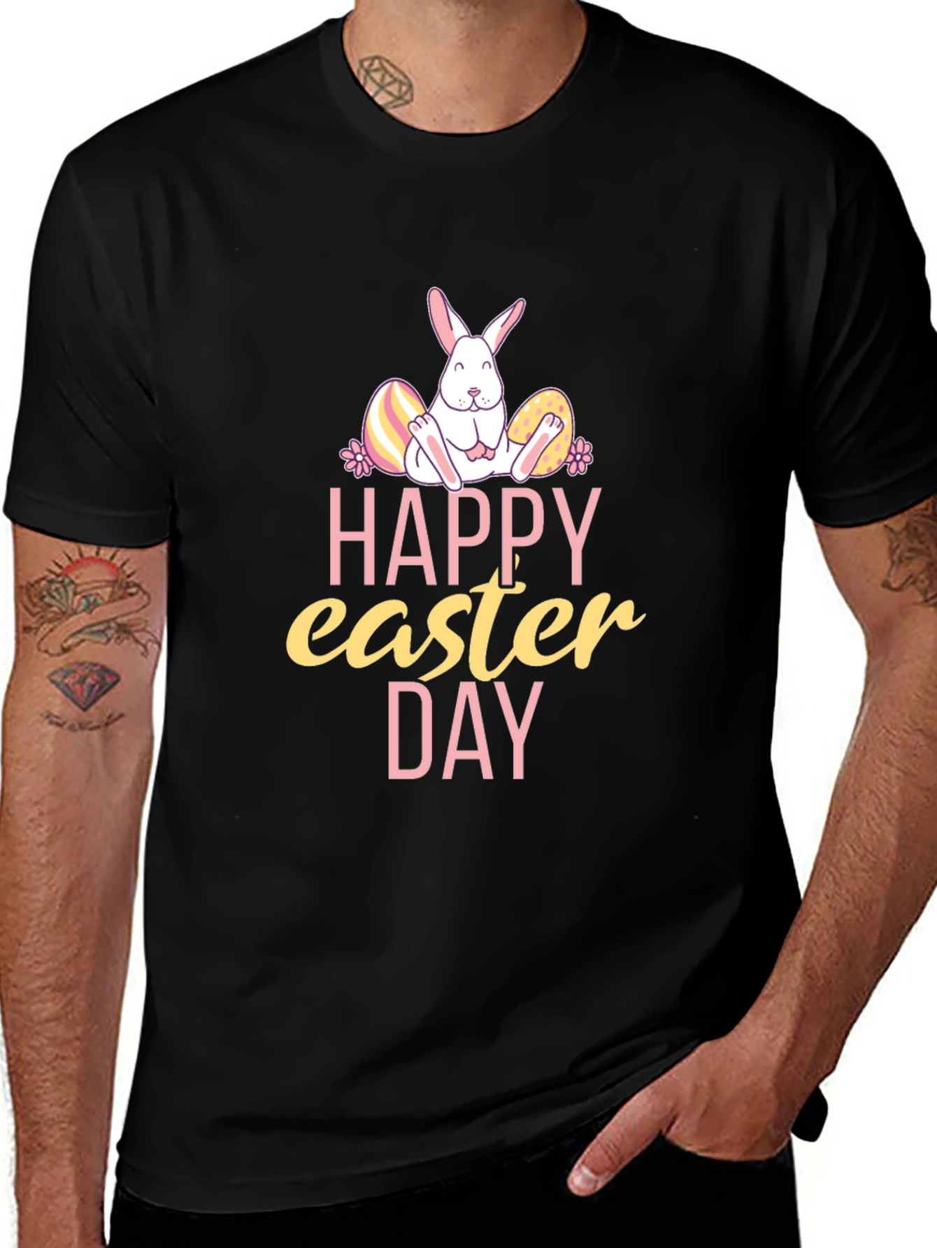 Happy Easter Day T-Shirt Bunny Egg