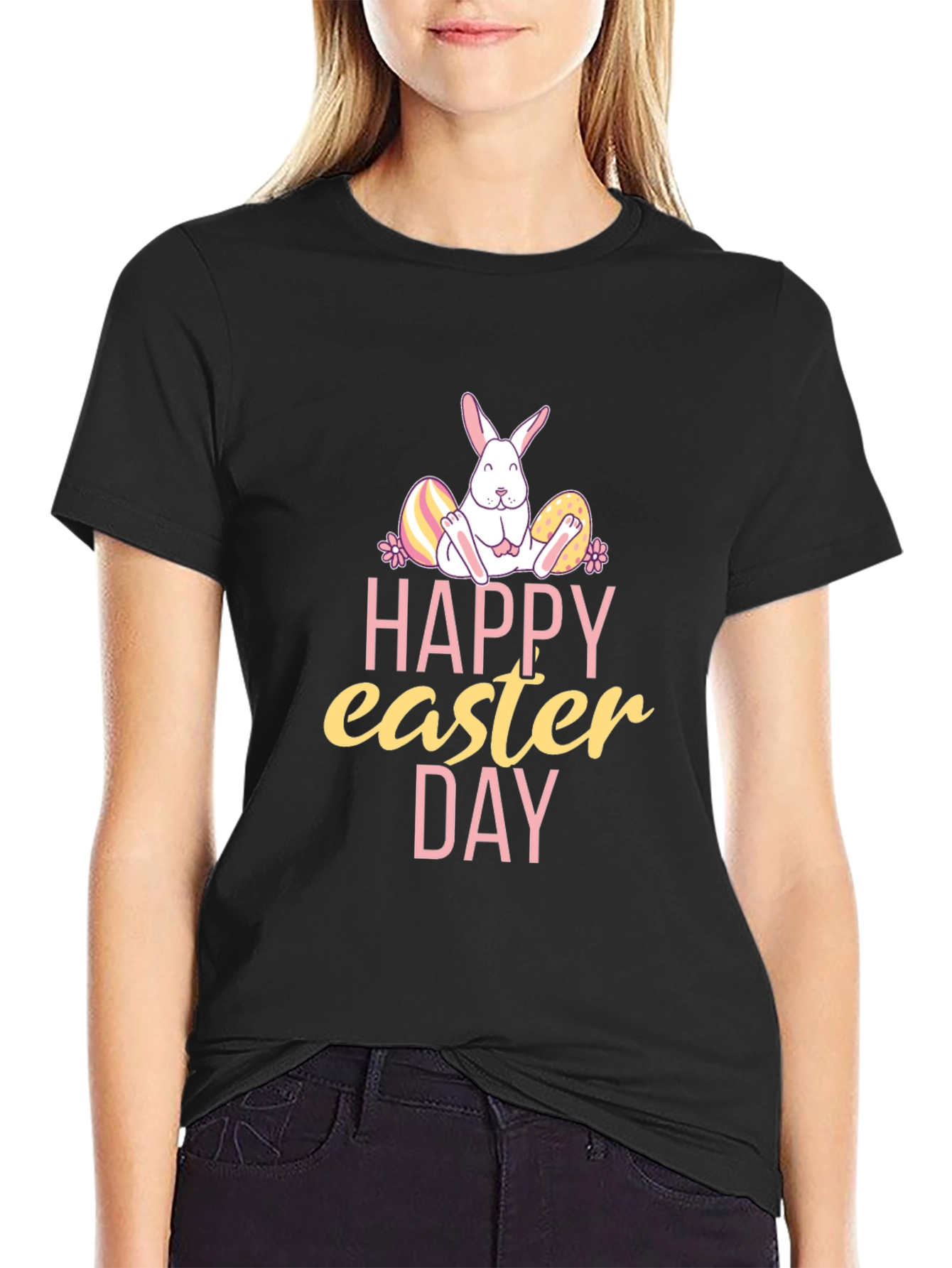 Happy Easter Day T-Shirt Bunny Egg