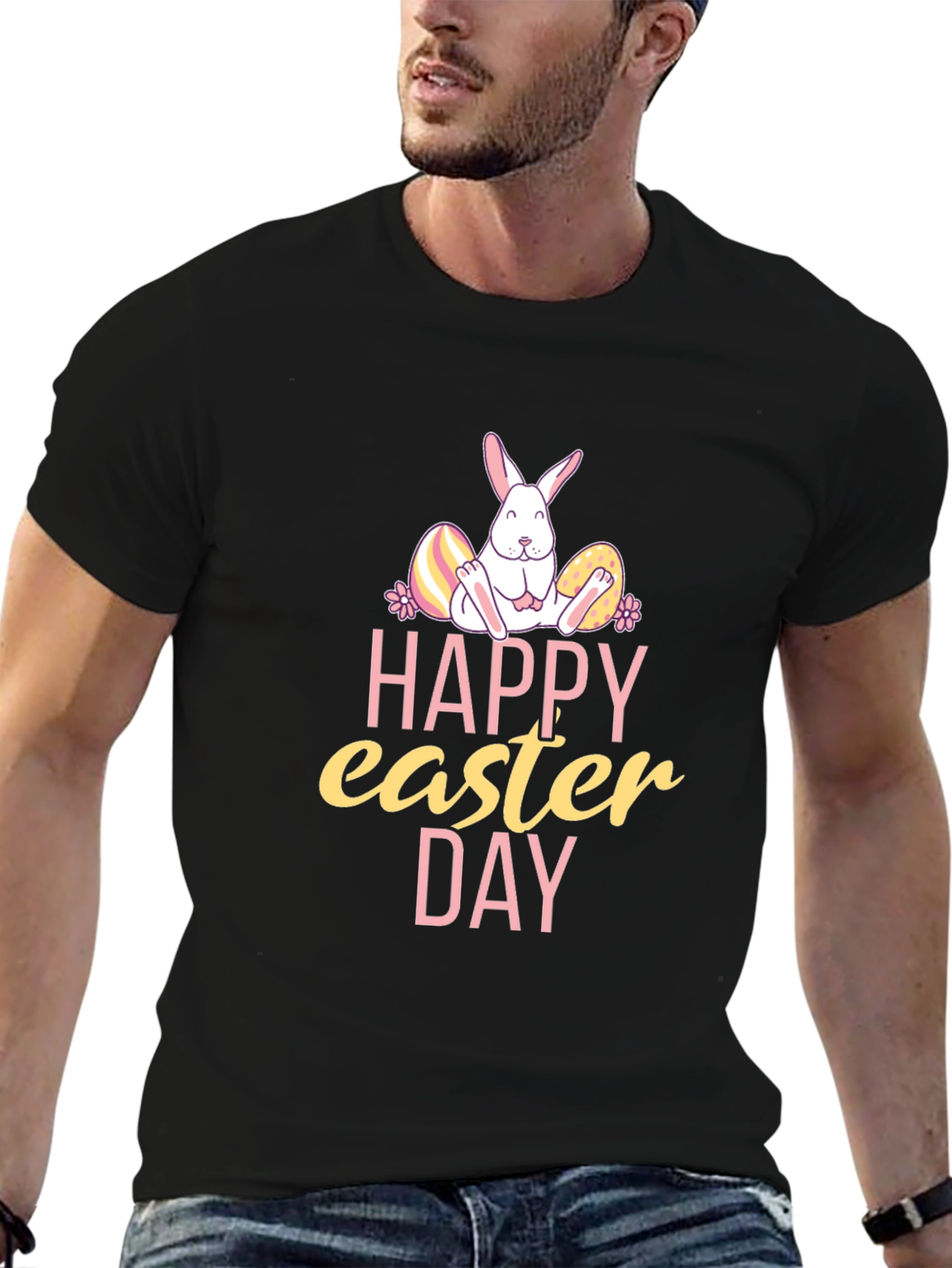 Happy Easter Day T-Shirt Bunny Egg