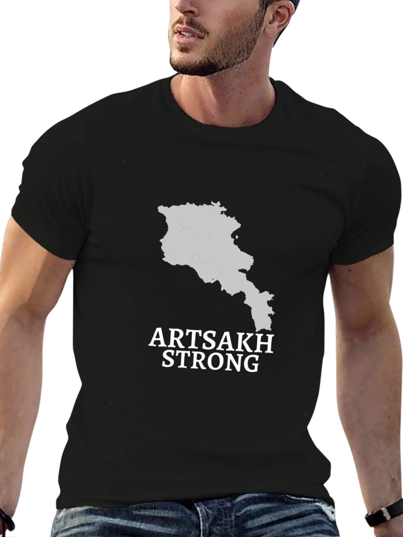 Artsakh Strong Graphic Tee - Stand with Artsakh