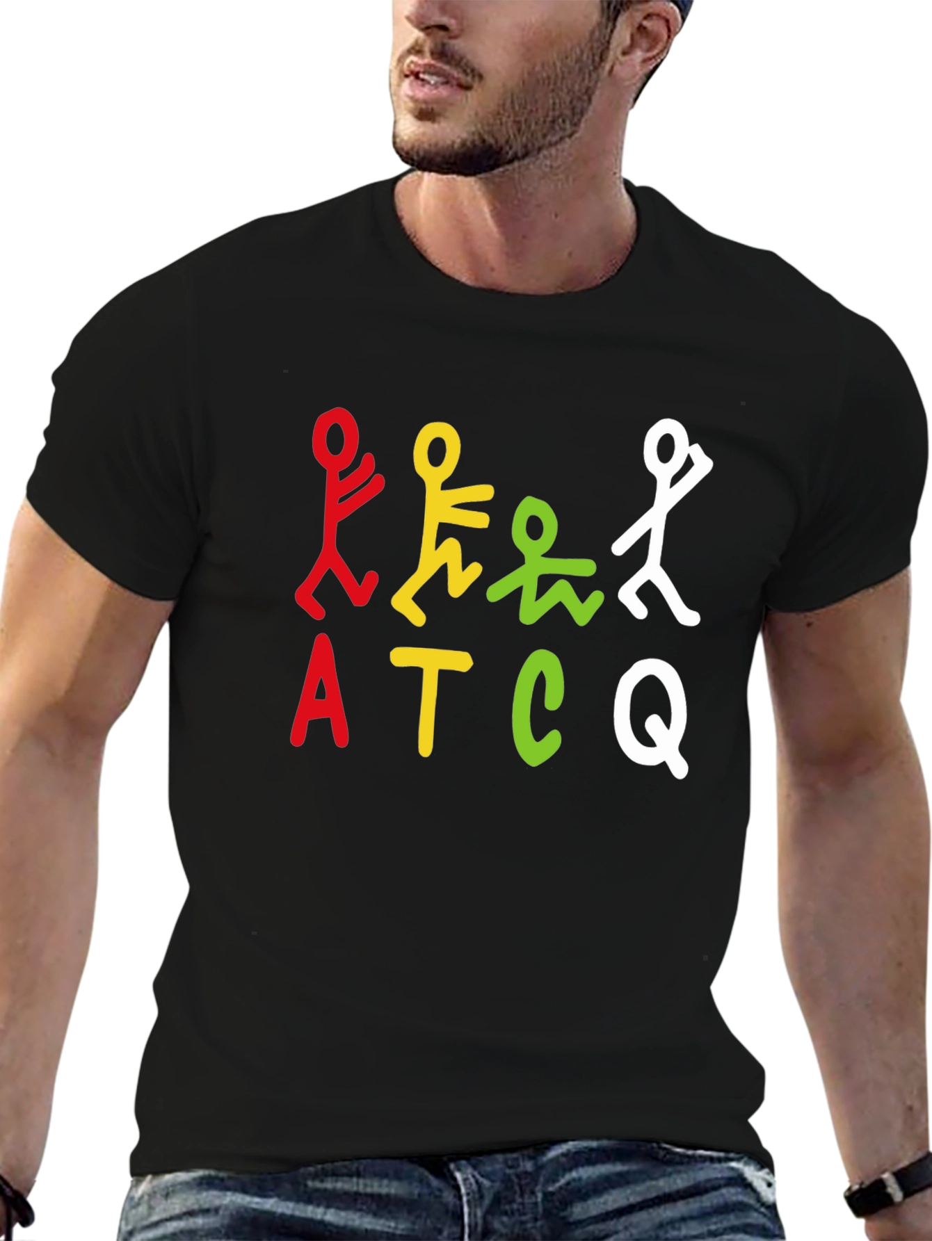 ATCQ Tribe Called Quest T-Shirt Black Graphic Tee