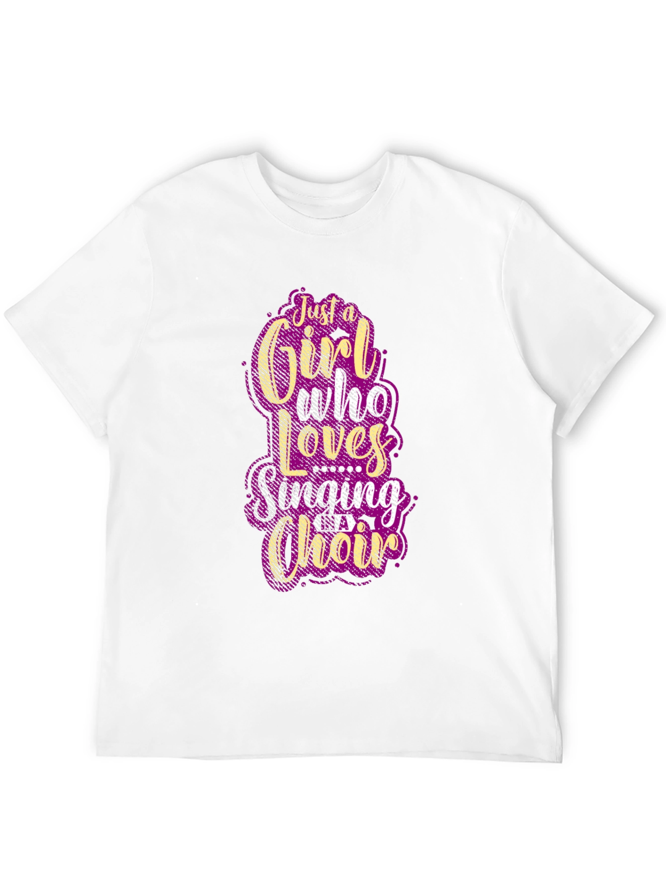 Girl Who Loves Singing Choir T-Shirt