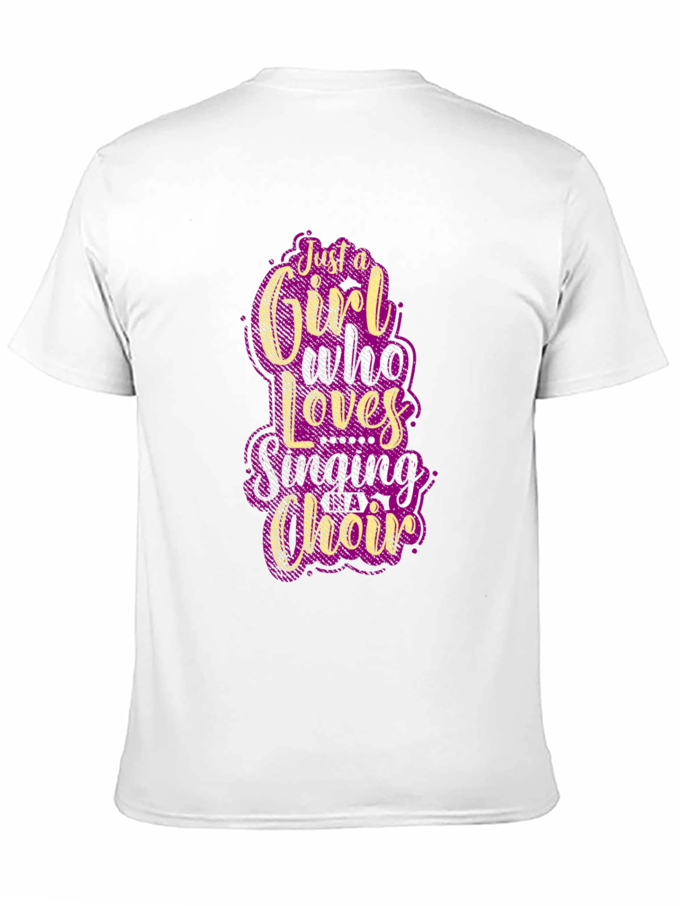 Girl Who Loves Singing Choir T-Shirt