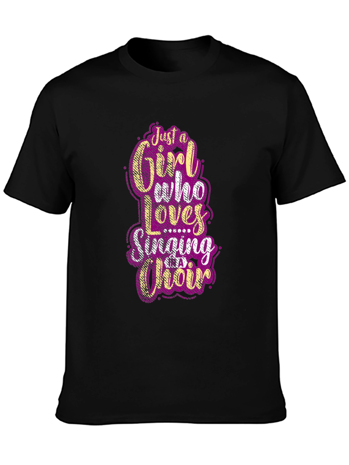 Girl Who Loves Singing Choir T-Shirt