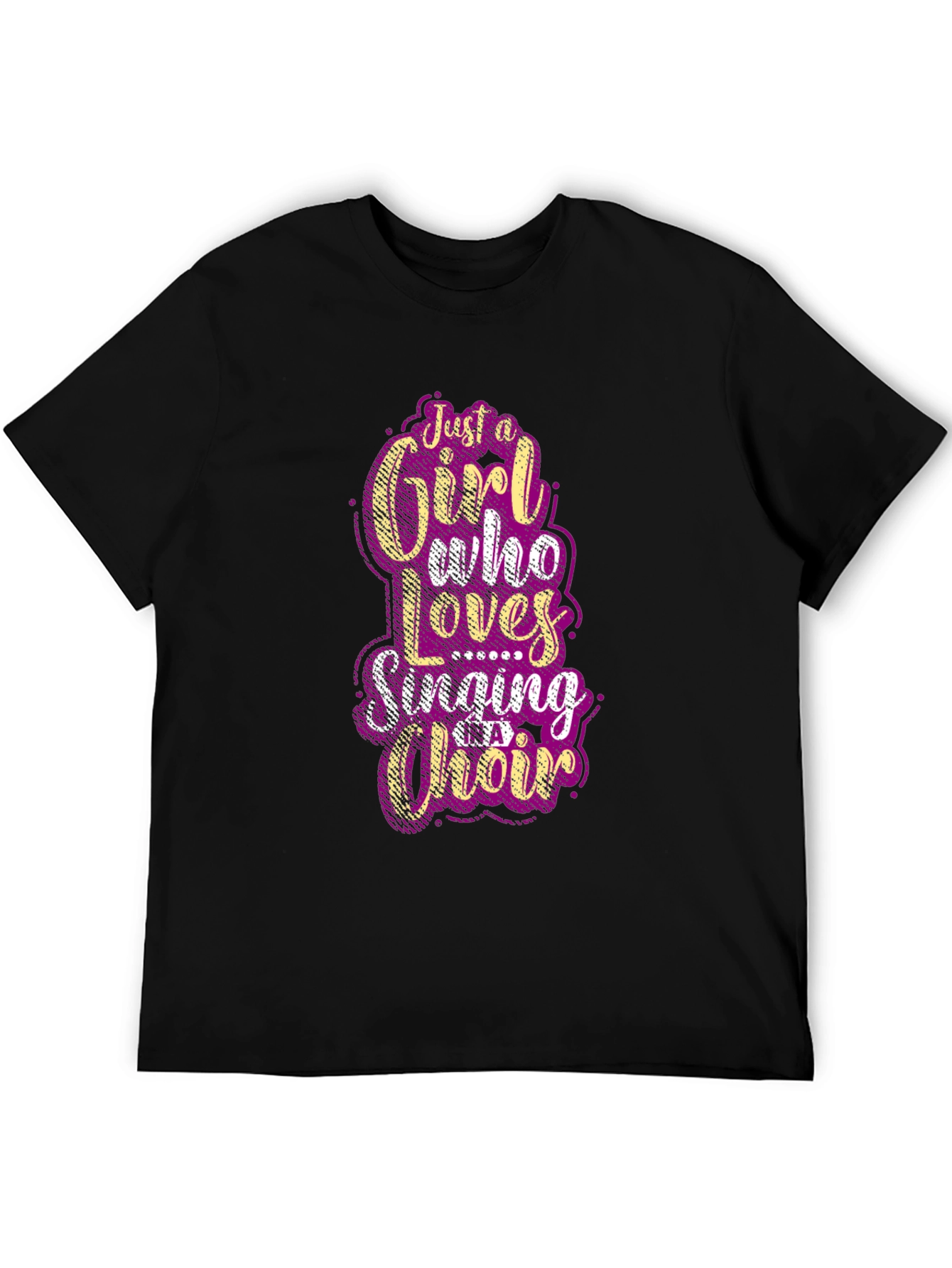 Girl Who Loves Singing Choir T-Shirt