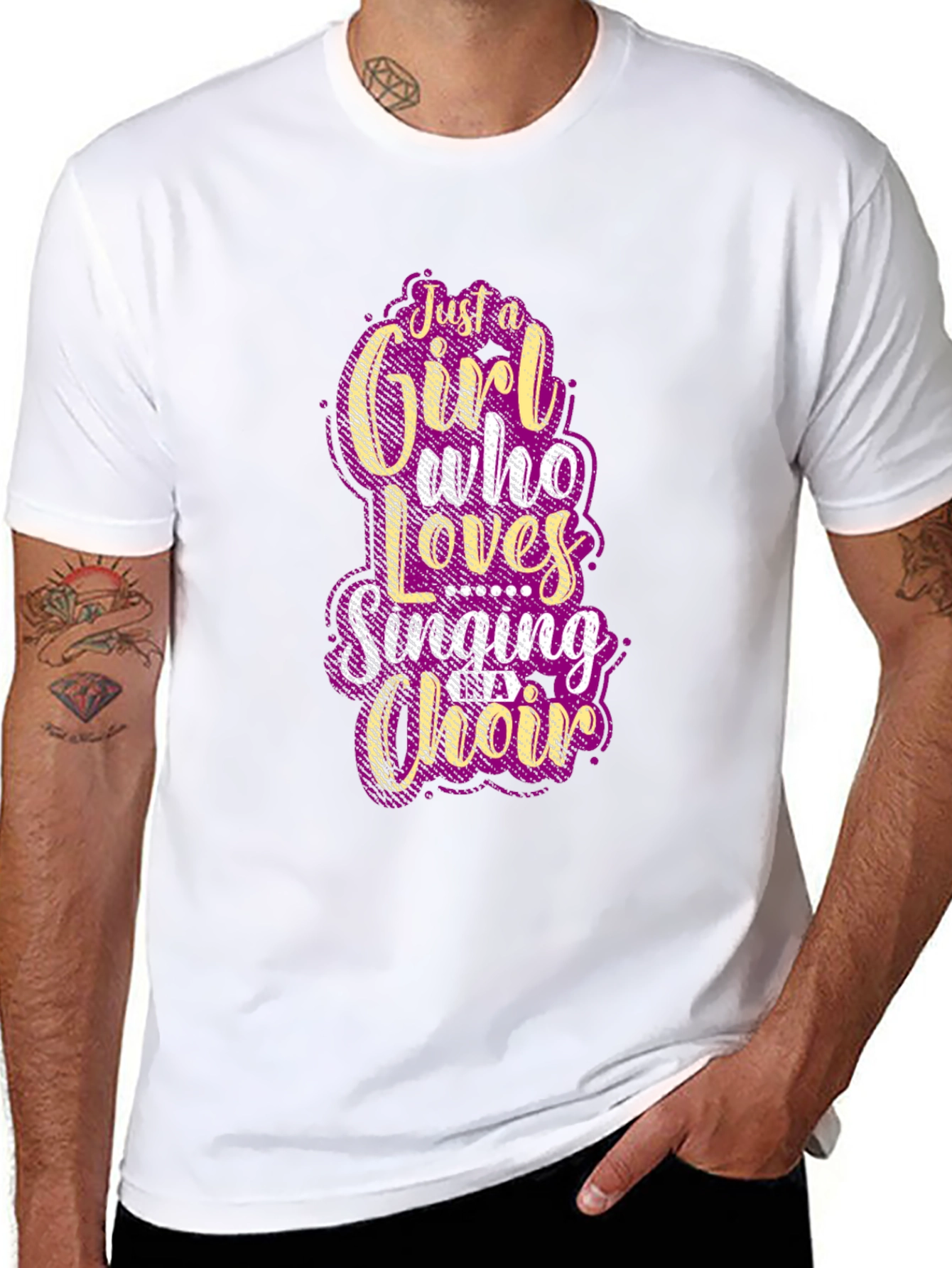 Girl Who Loves Singing Choir T-Shirt
