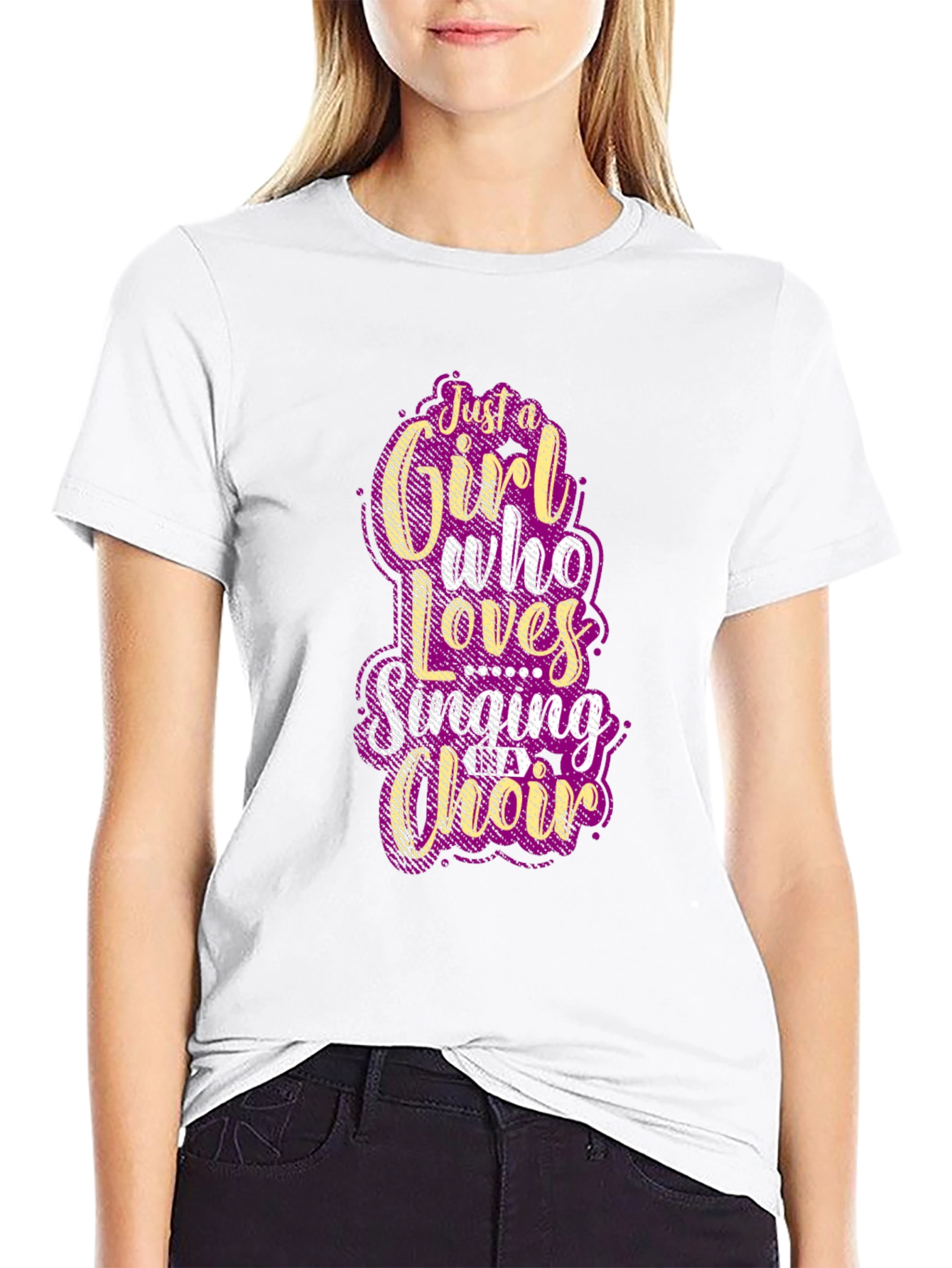 Girl Who Loves Singing Choir T-Shirt