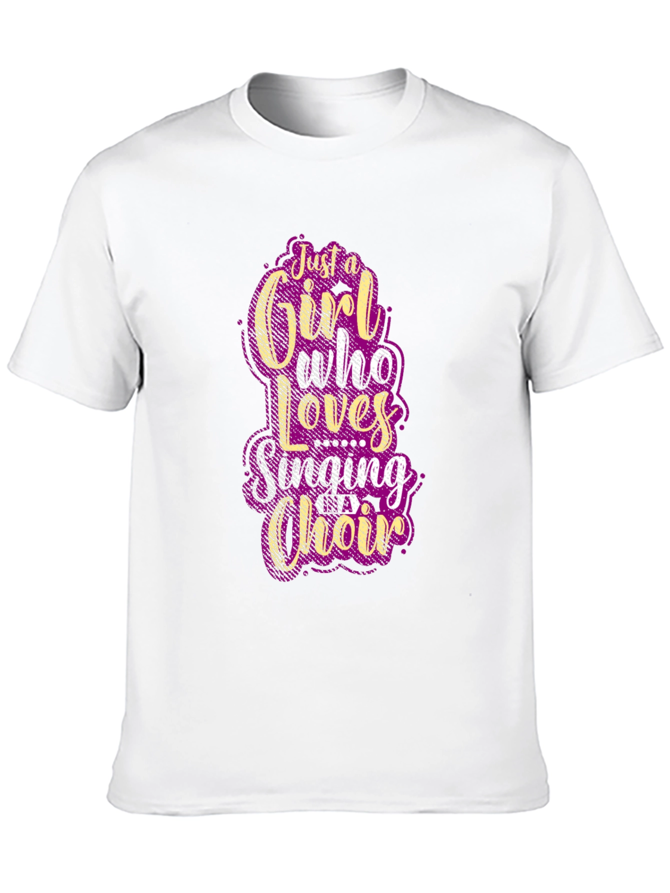 Girl Who Loves Singing Choir T-Shirt