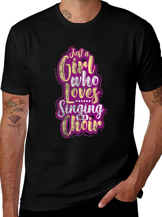 Girl Who Loves Singing Choir T-Shirt